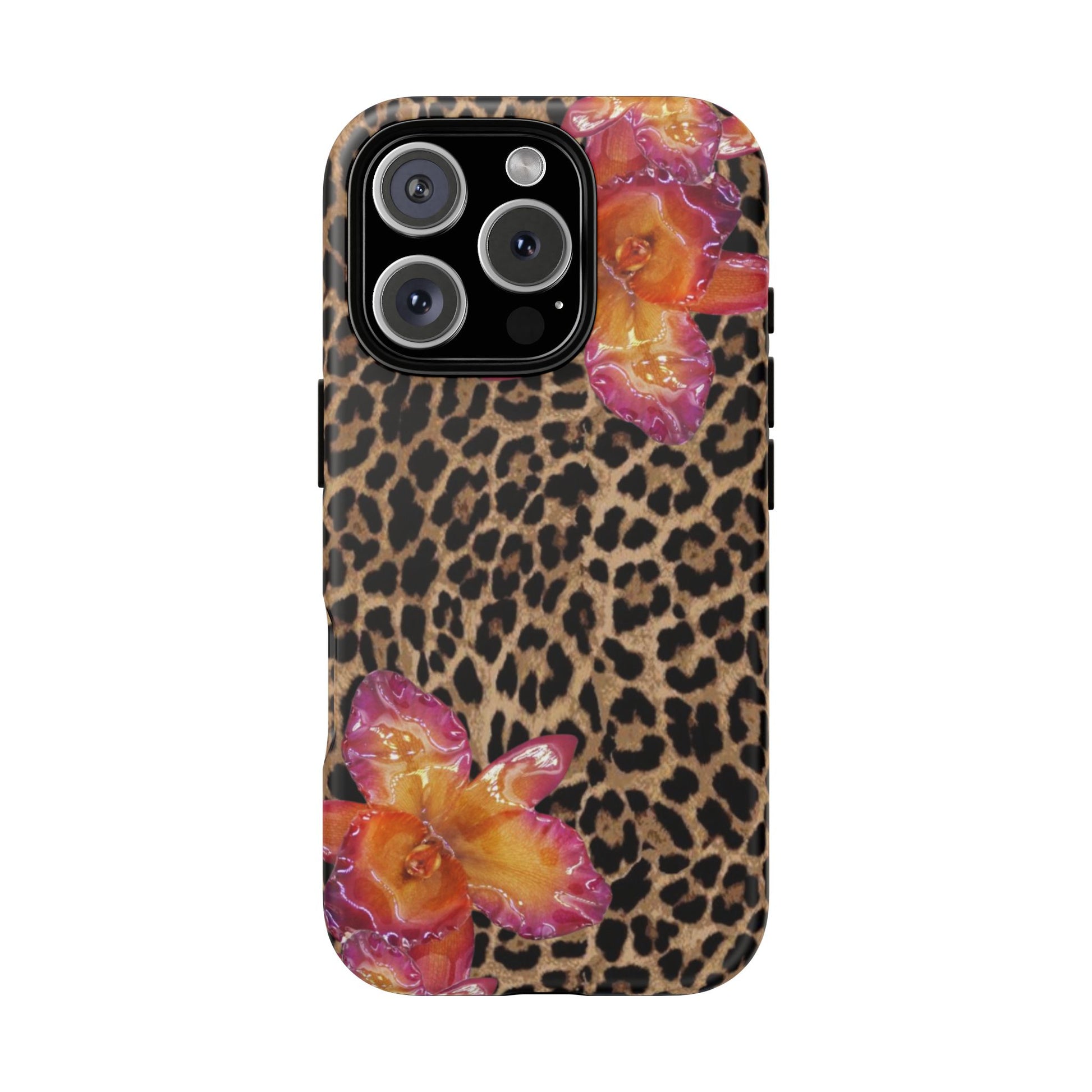 Leopard flower case