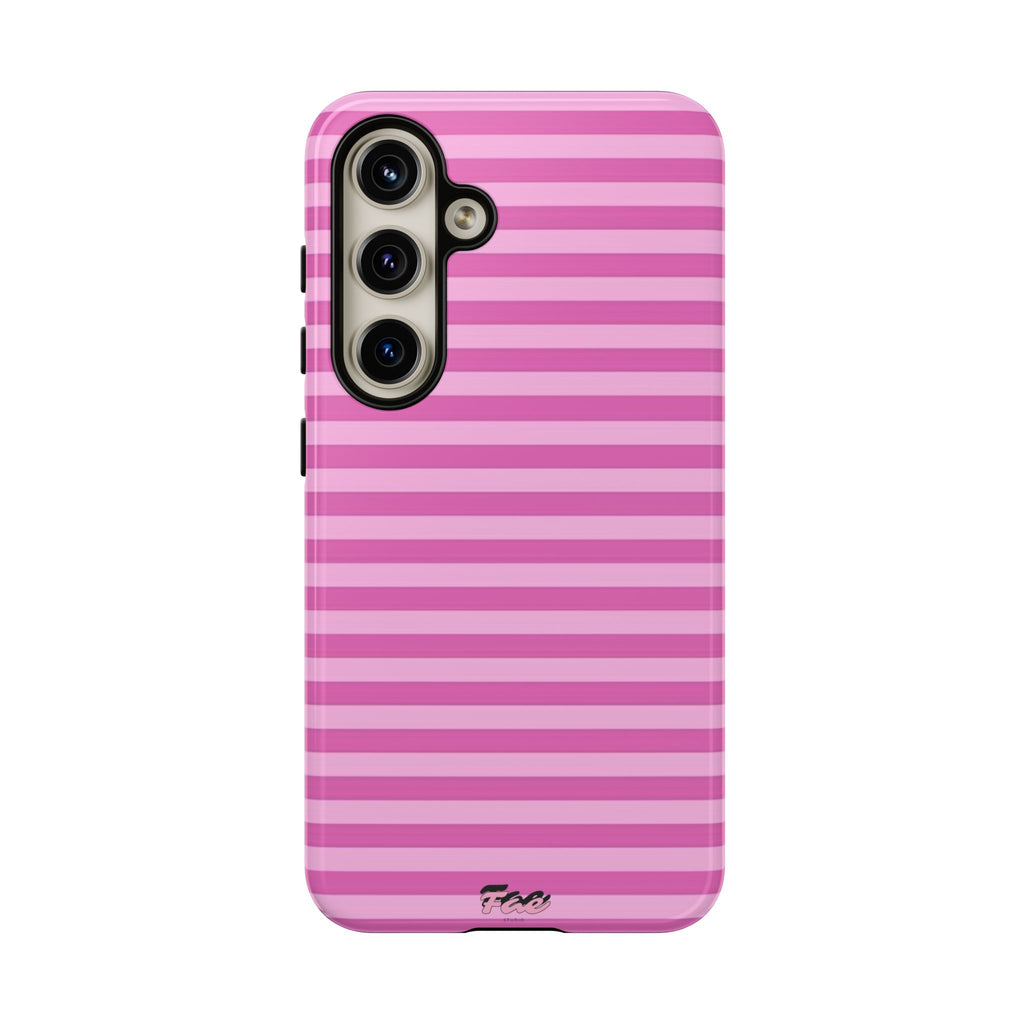 Pink striped case