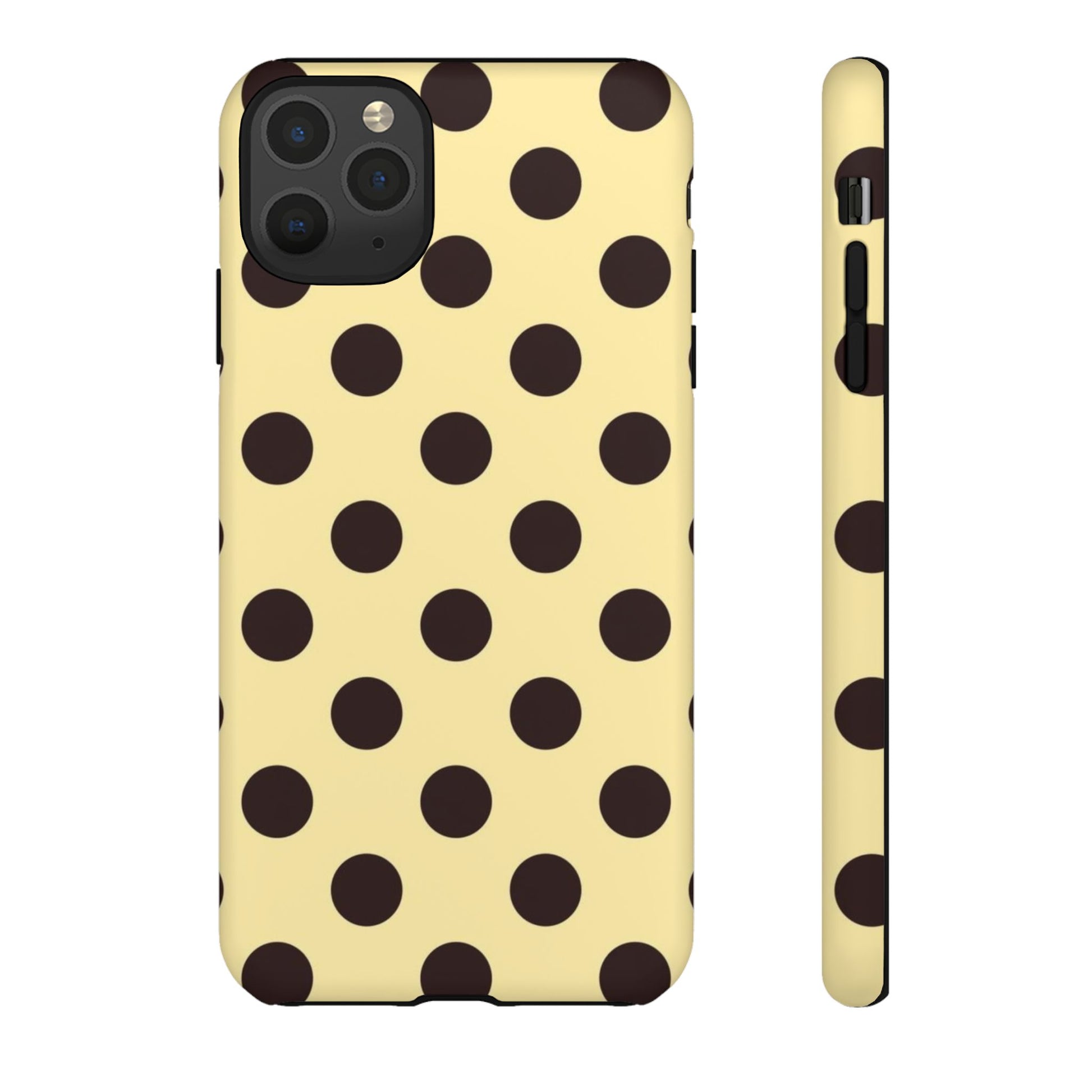 Yellow polka dot  case
