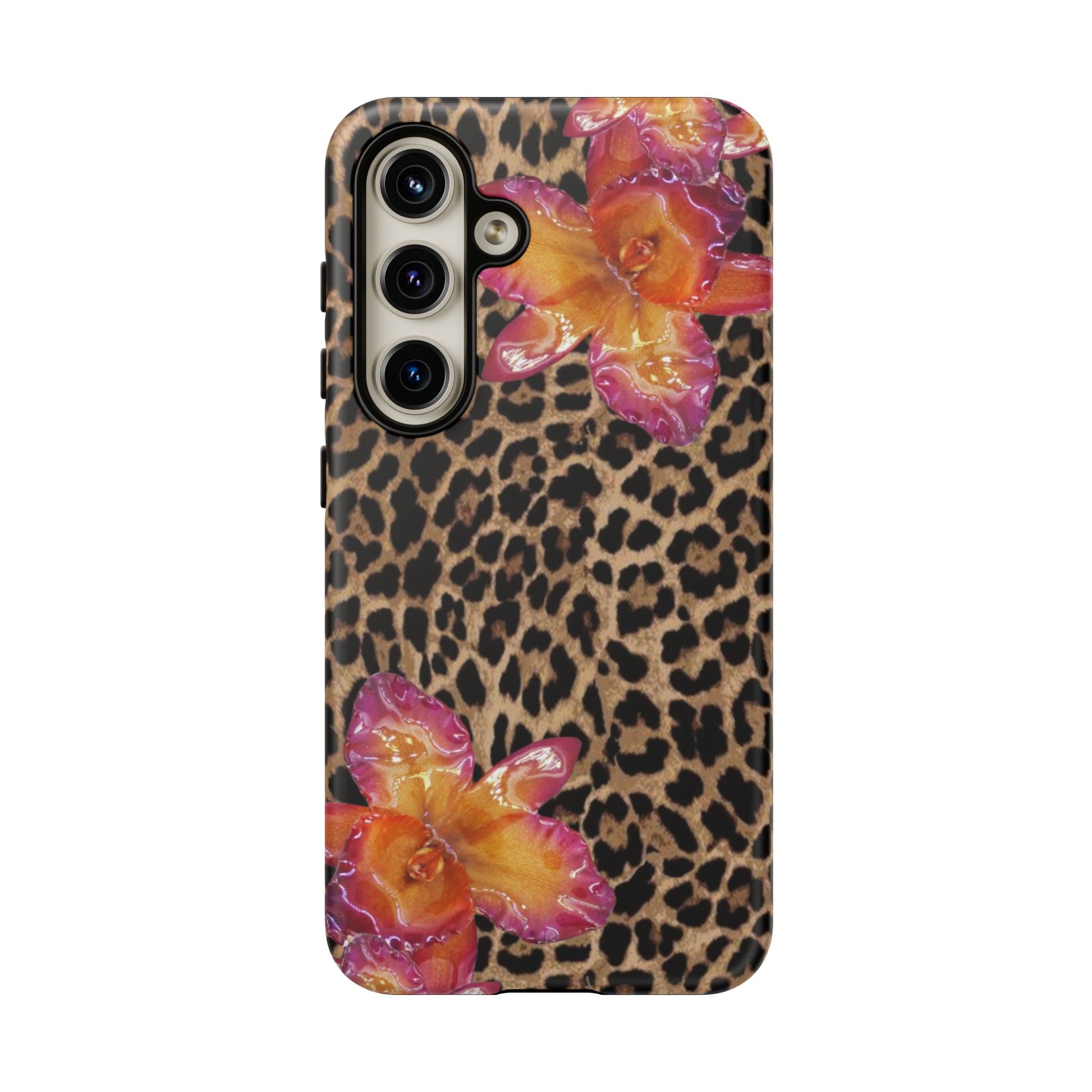 Leopard flower case