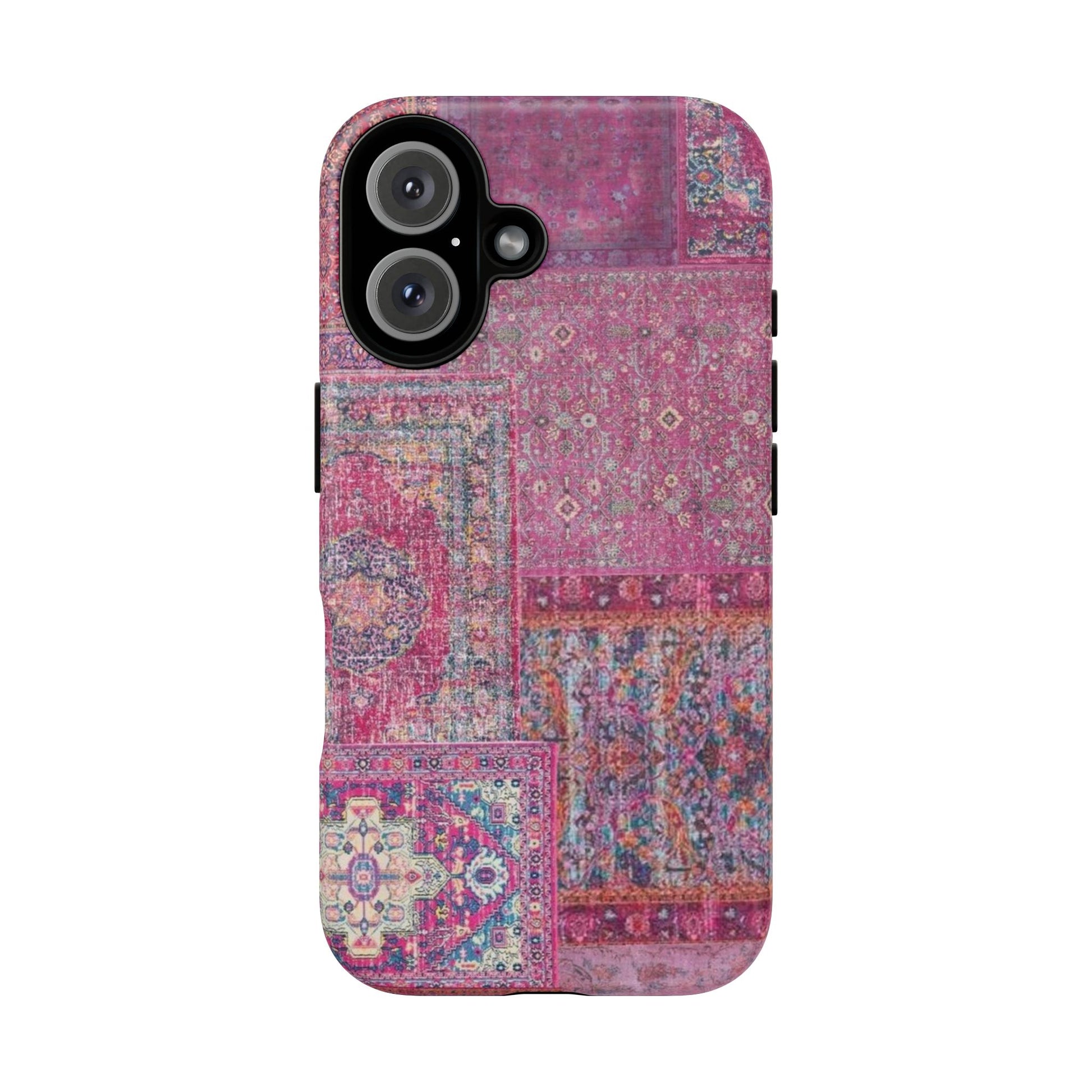 Dark Pink Persian Rug Case