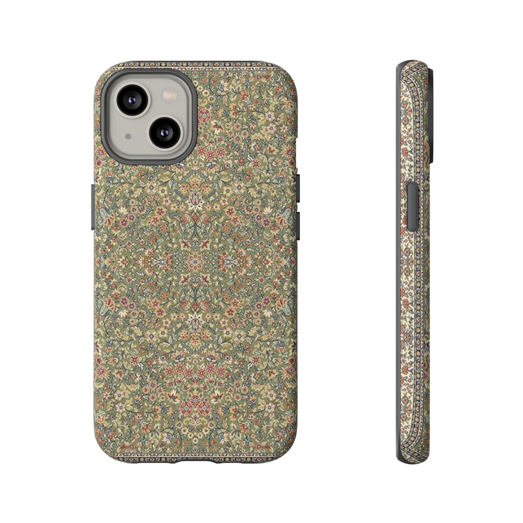 Green Persian Rug Case