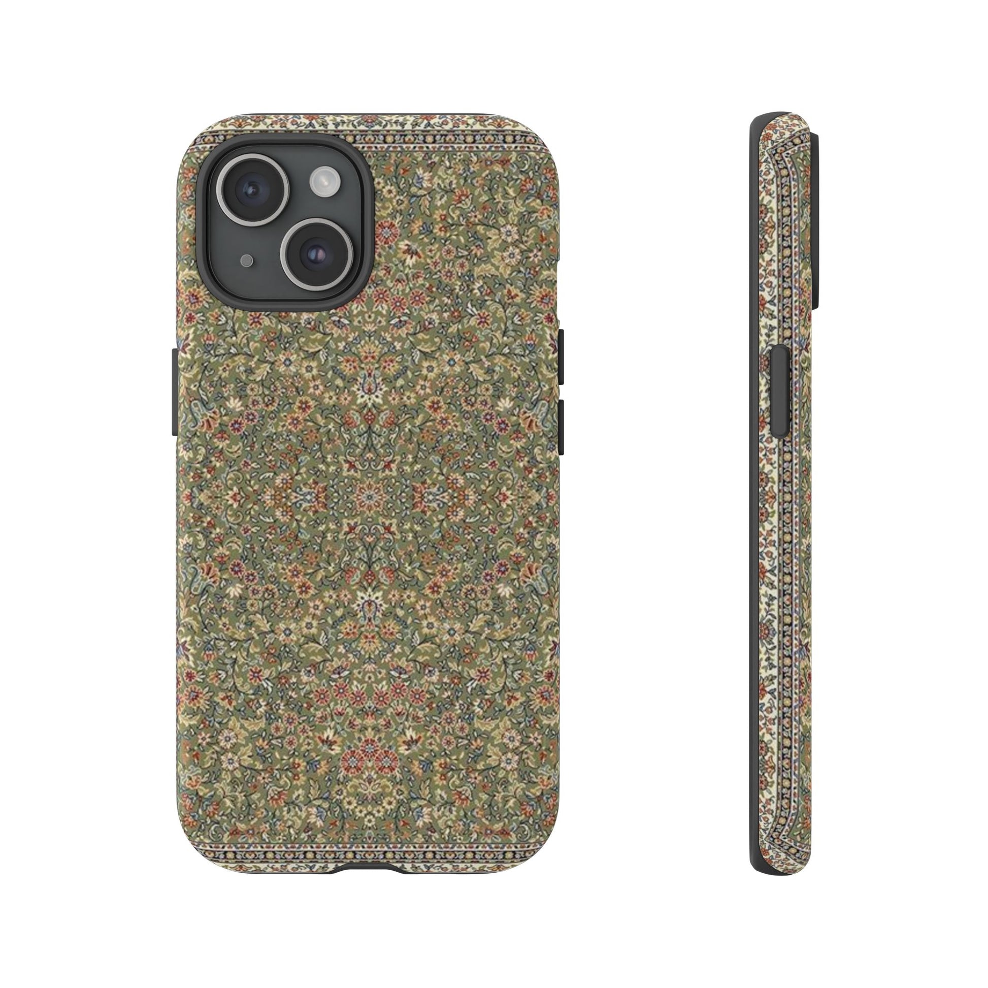 Green Persian Rug Case