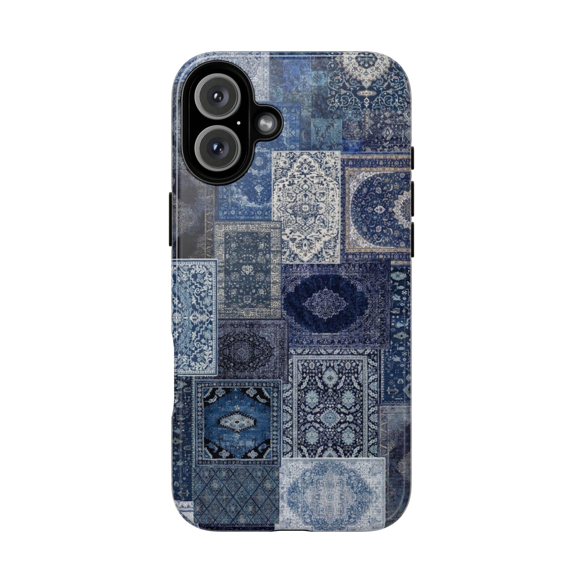 Blue Persian Rug Case (collage)