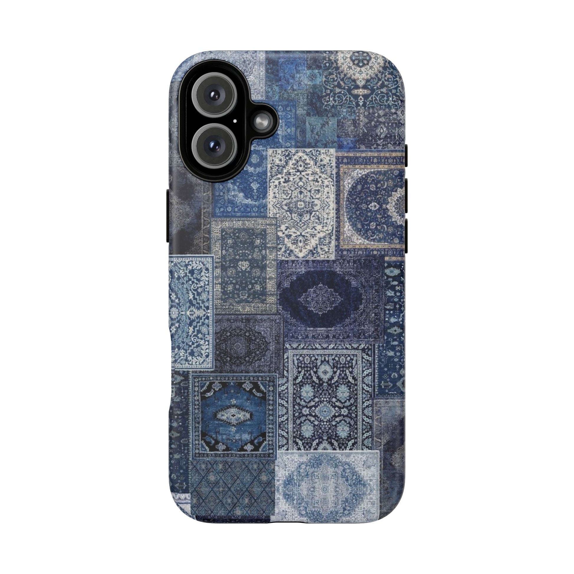 Blue Persian Rug Case (collage)