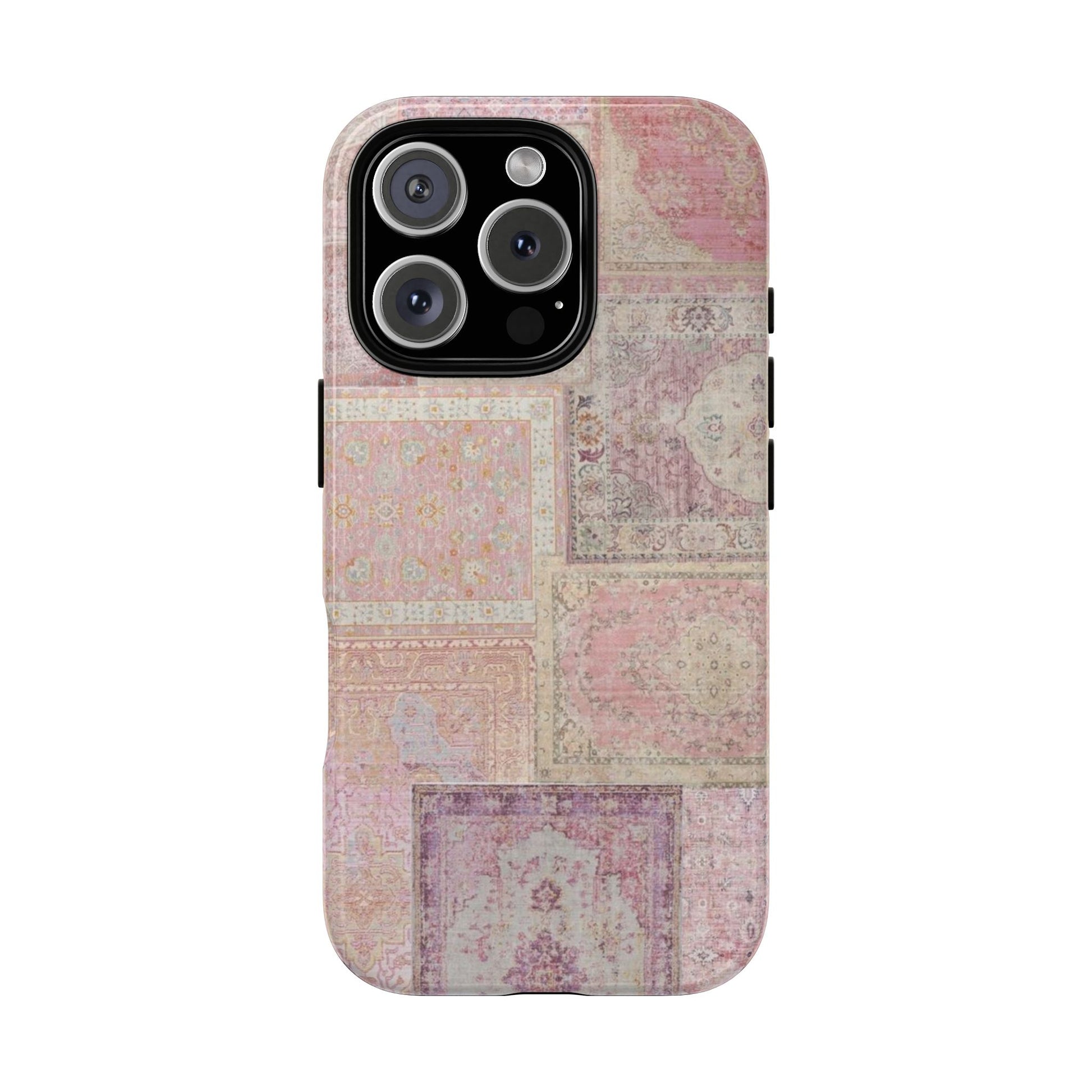 Pink Persian Rug Case (collage)