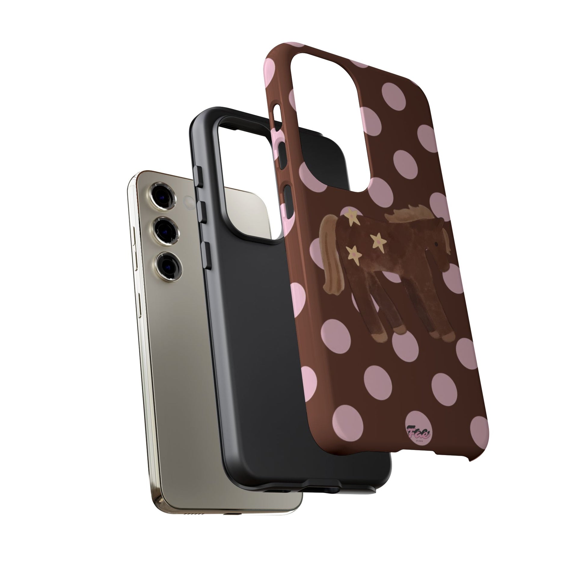 The horse year  case (brown)