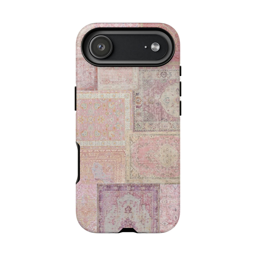 Pink Persian Rug Case (collage)