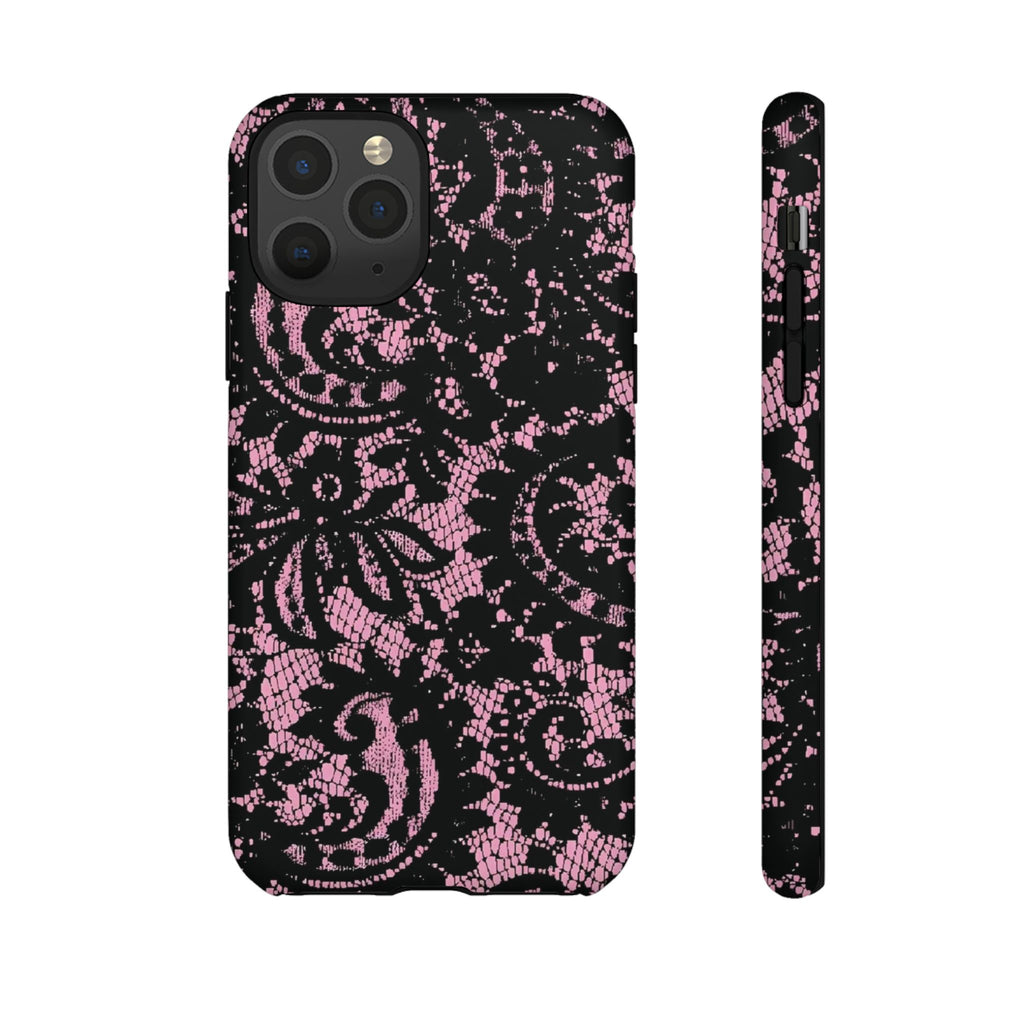Pink lace case