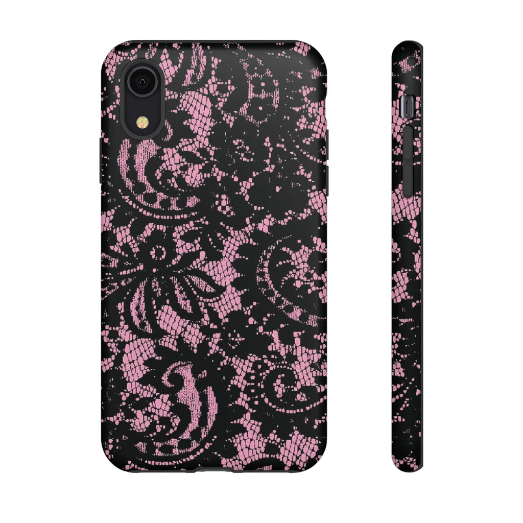 Pink lace case