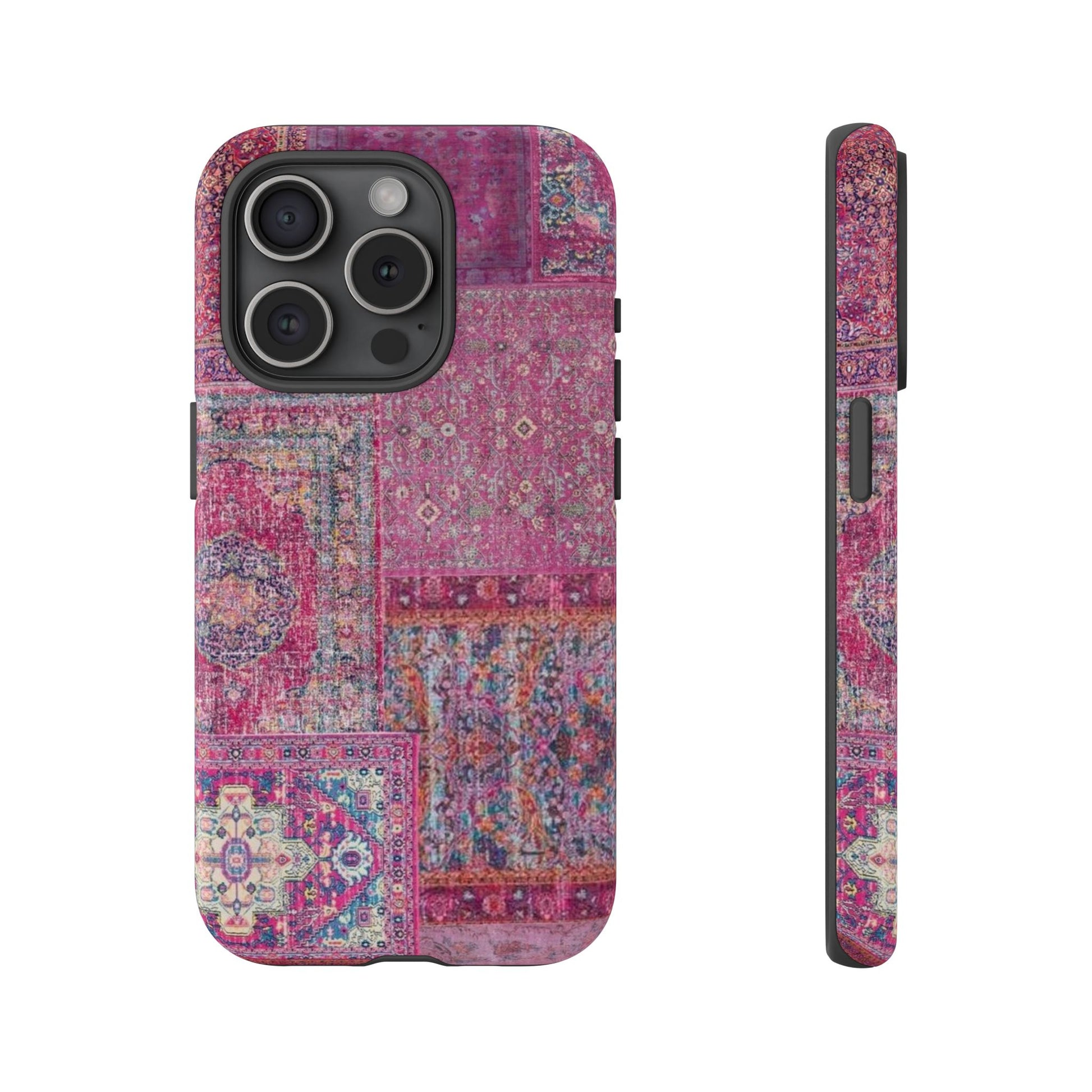 Dark Pink Persian Rug Case