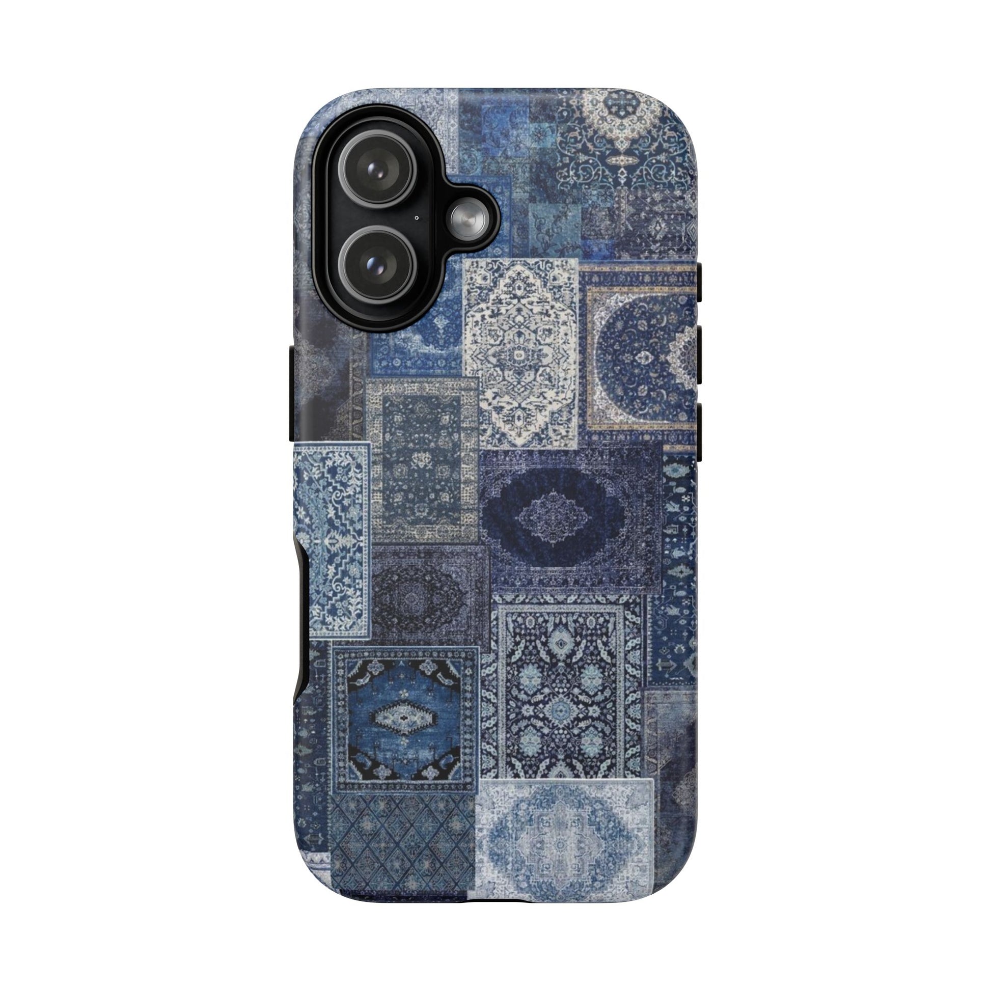 Blue Persian Rug Case (collage)