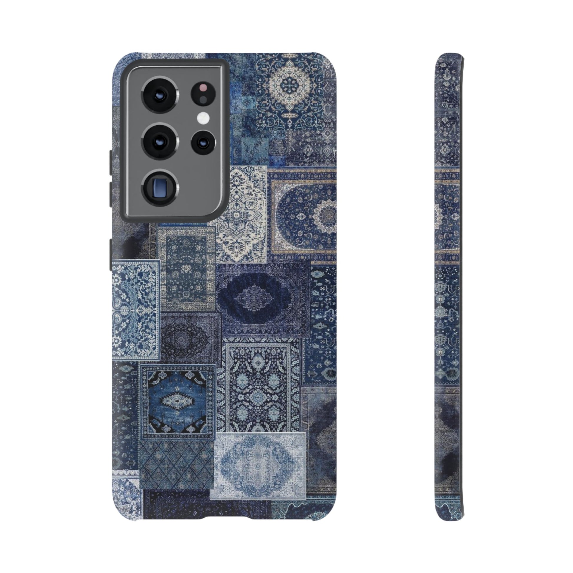 Blue Persian Rug Case (collage)