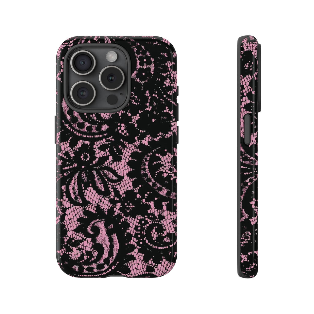 Pink lace case