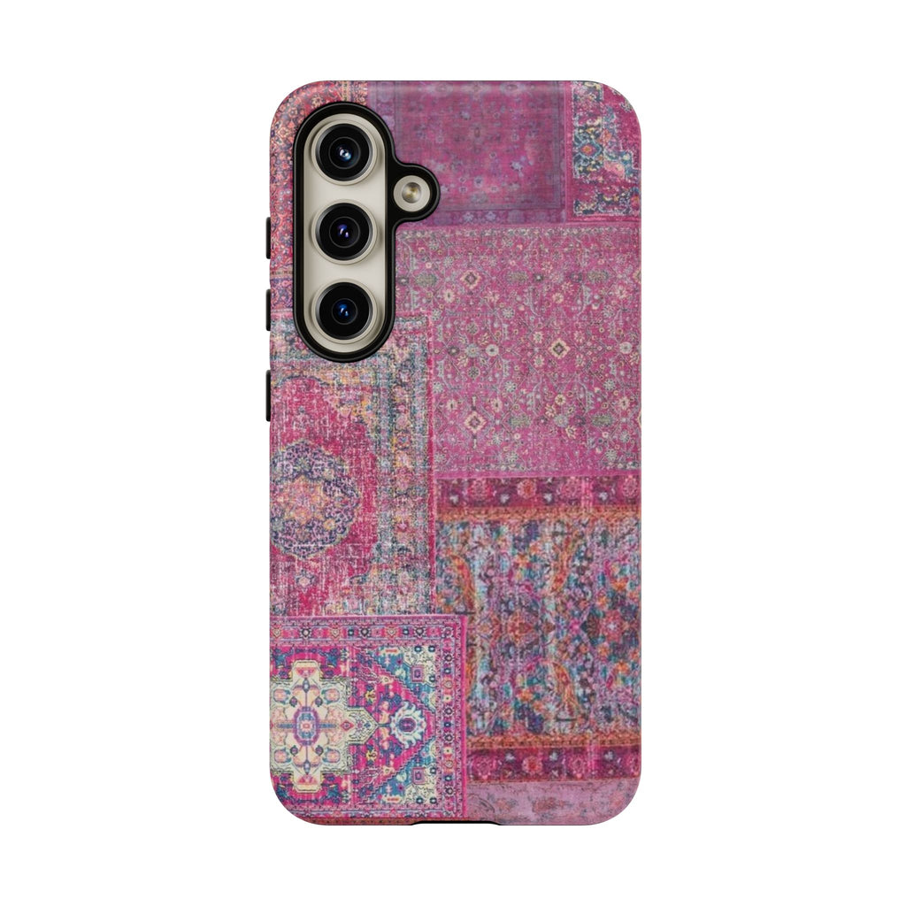 Dark Pink Persian Rug Case