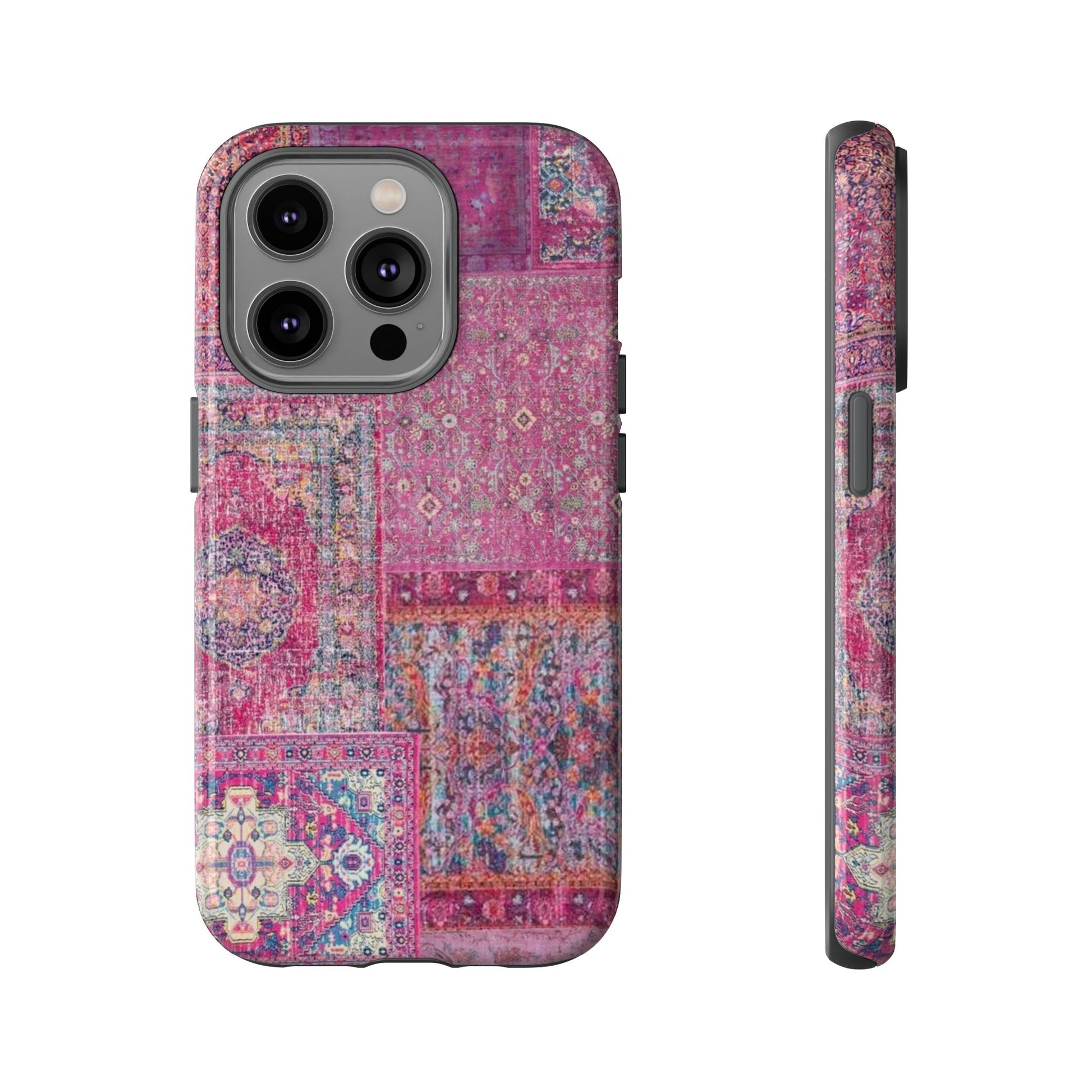 Dark Pink Persian Rug Case