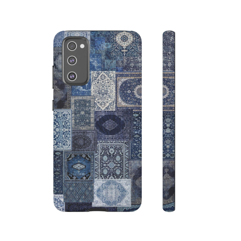 Blue Persian Rug Case (collage)