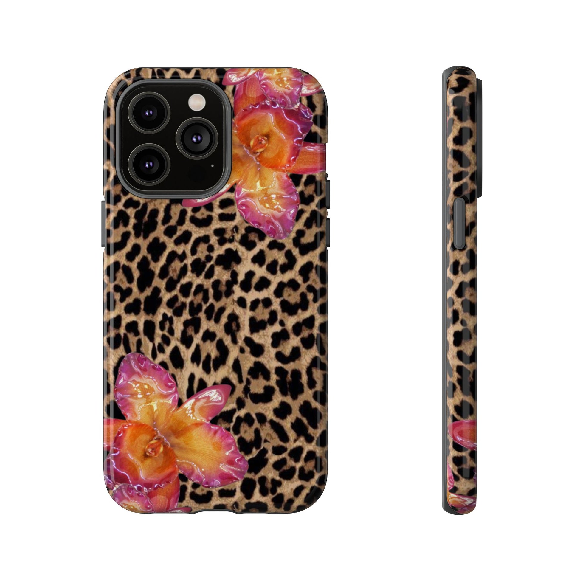 Leopard flower case
