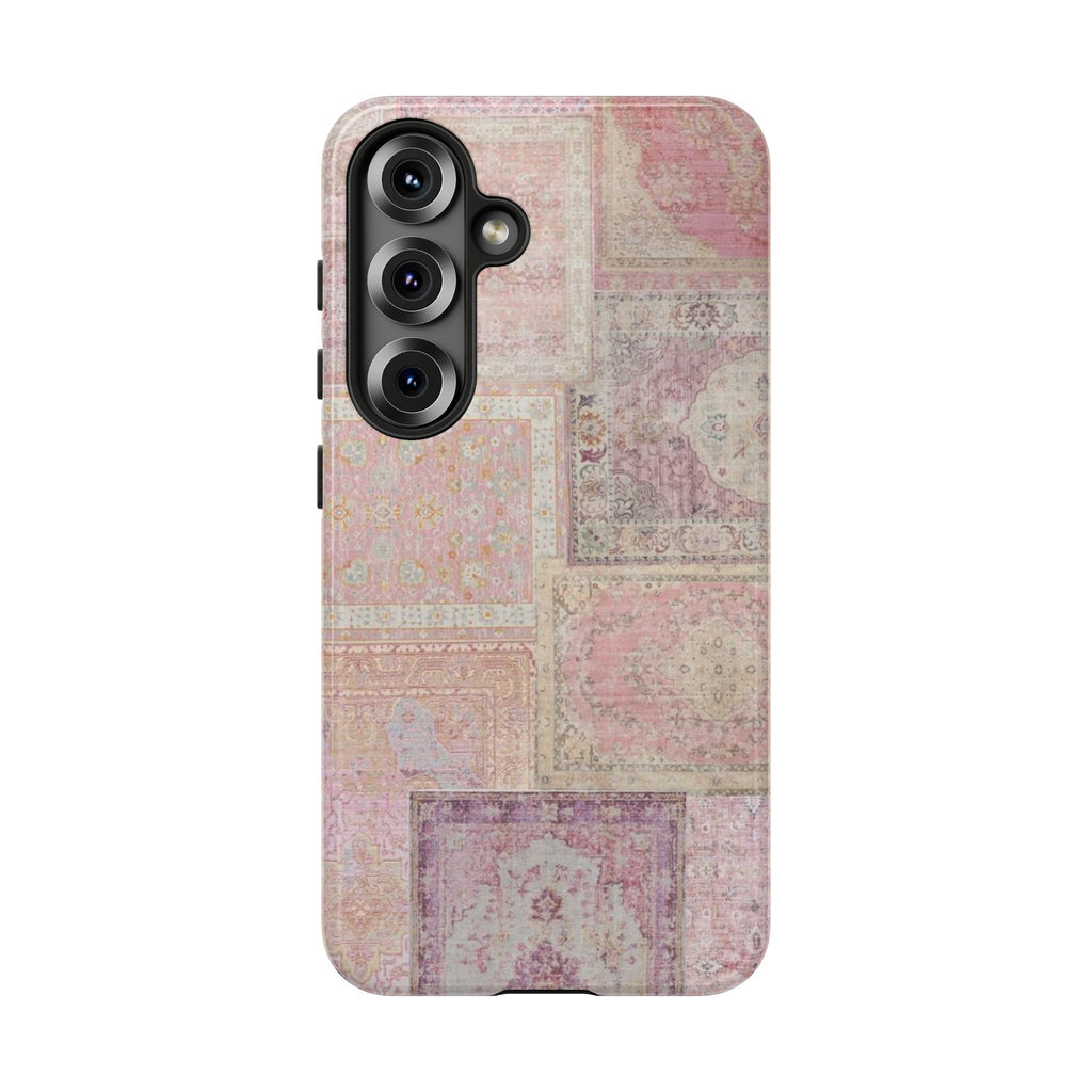 Pink Persian Rug Case (collage)