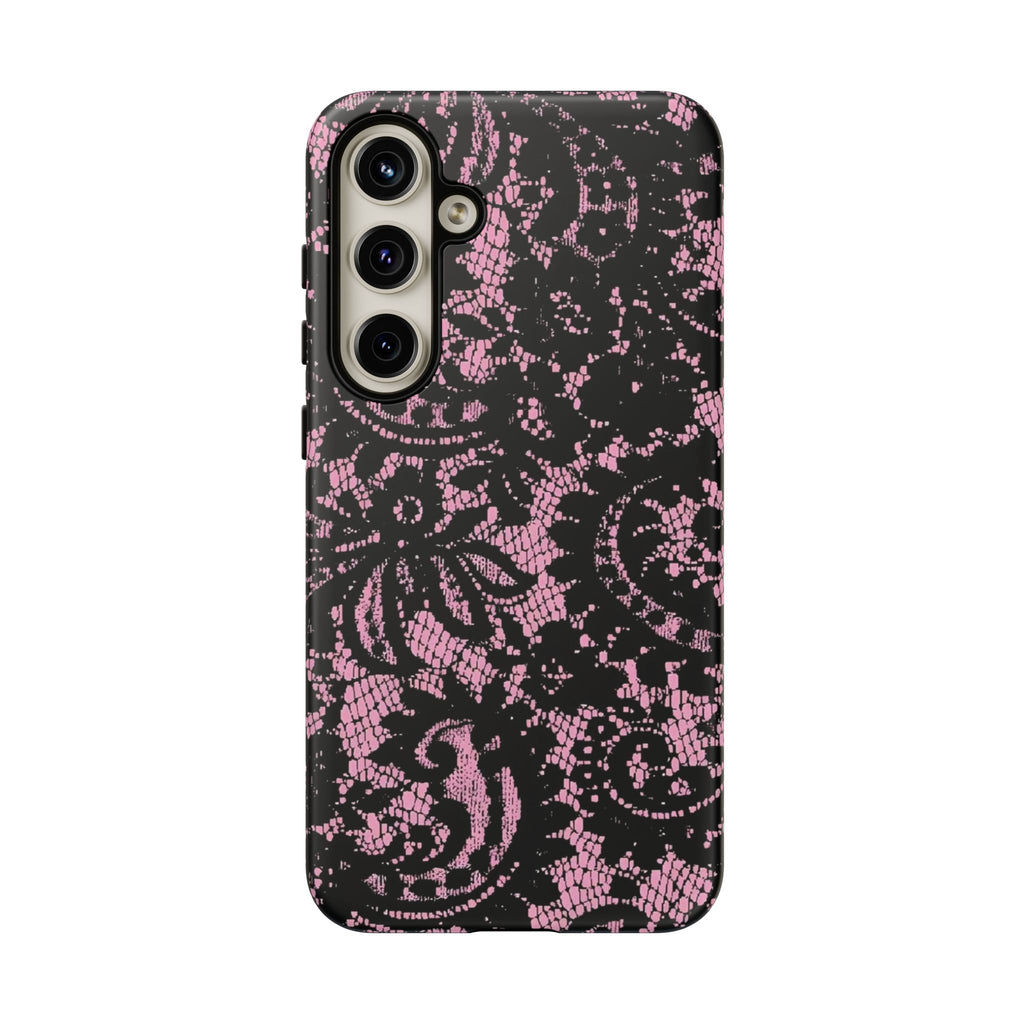 Pink lace case