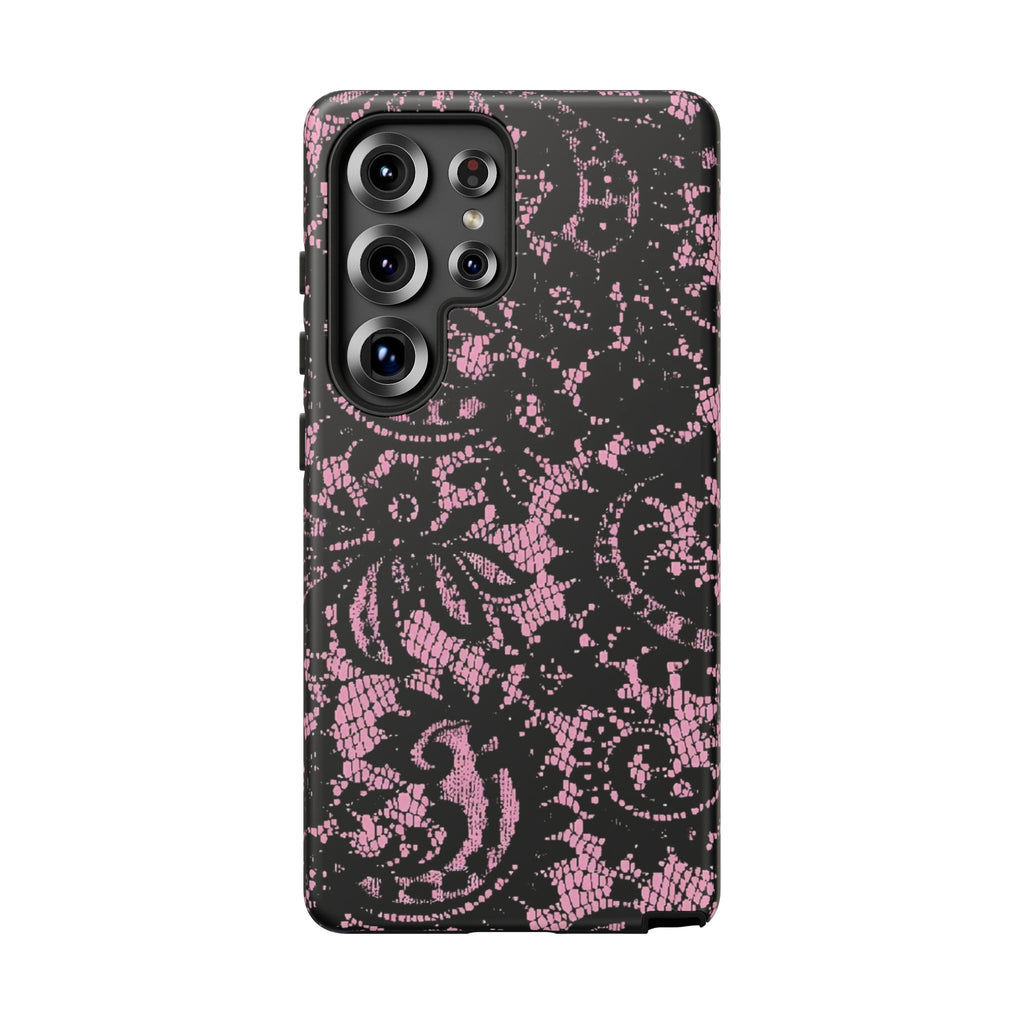 Pink lace case