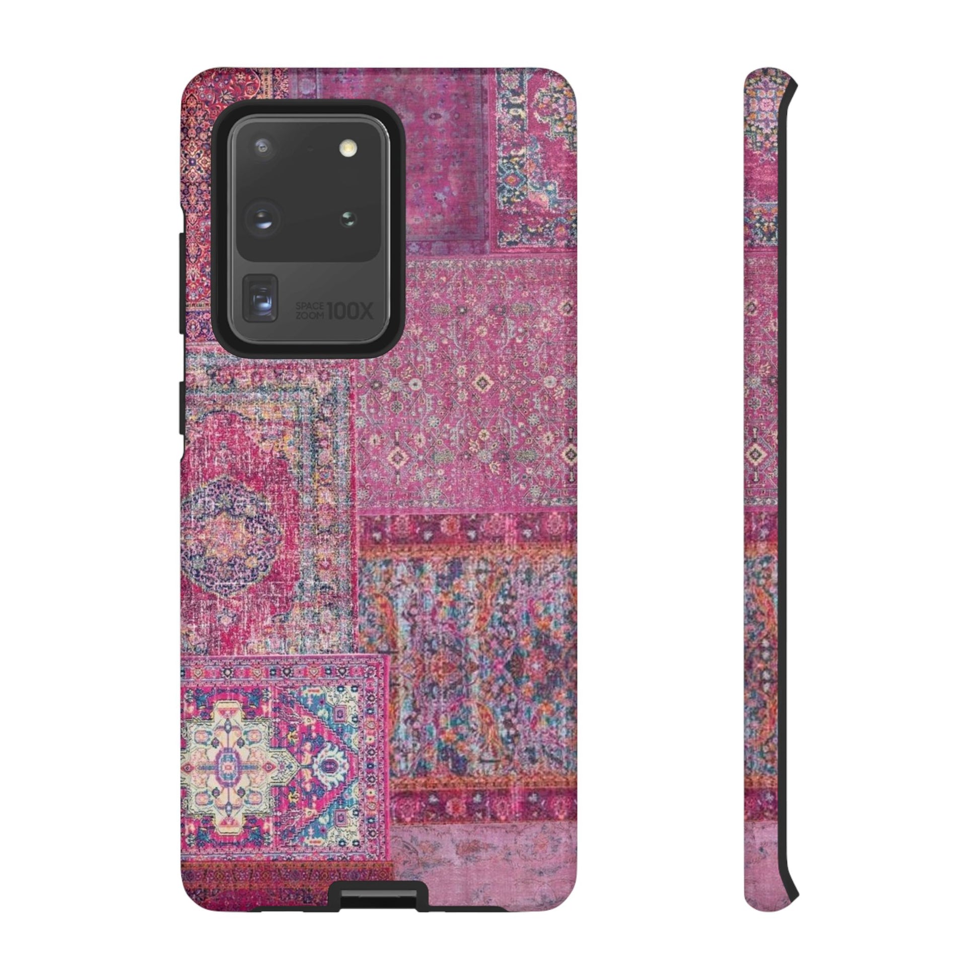 Dark Pink Persian Rug Case