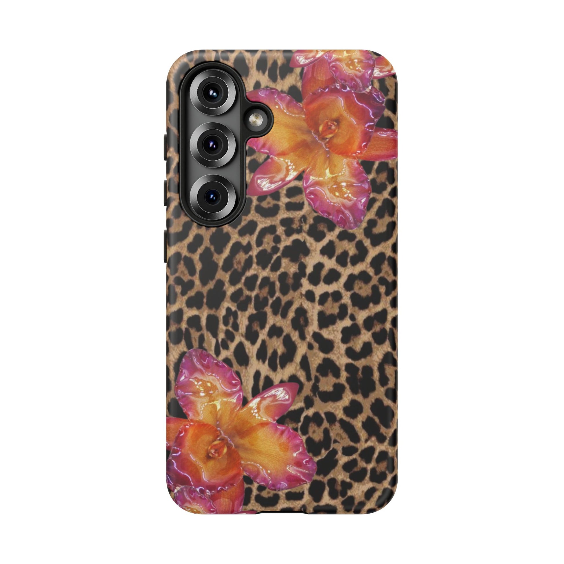 Leopard flower case