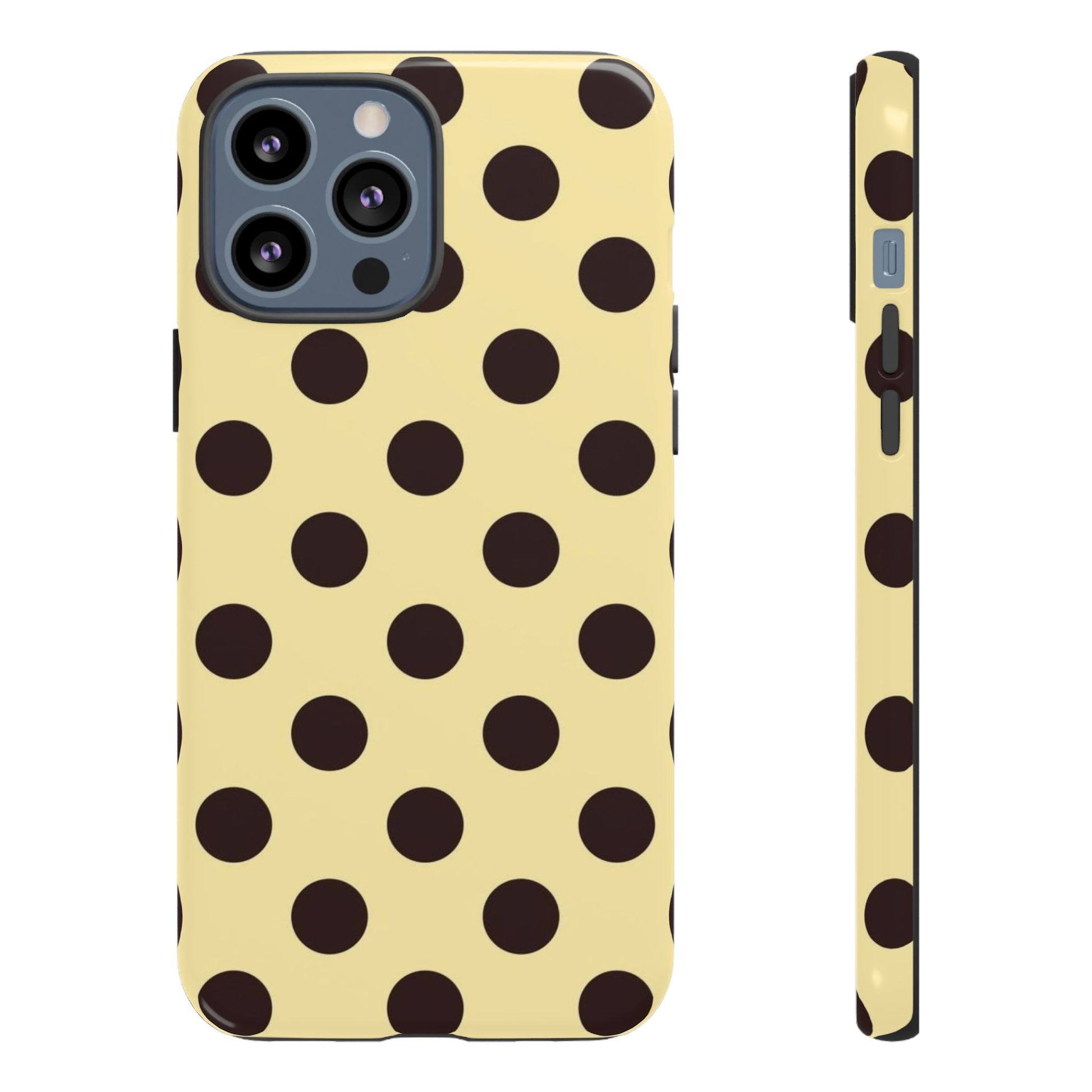 Yellow polka dot  case