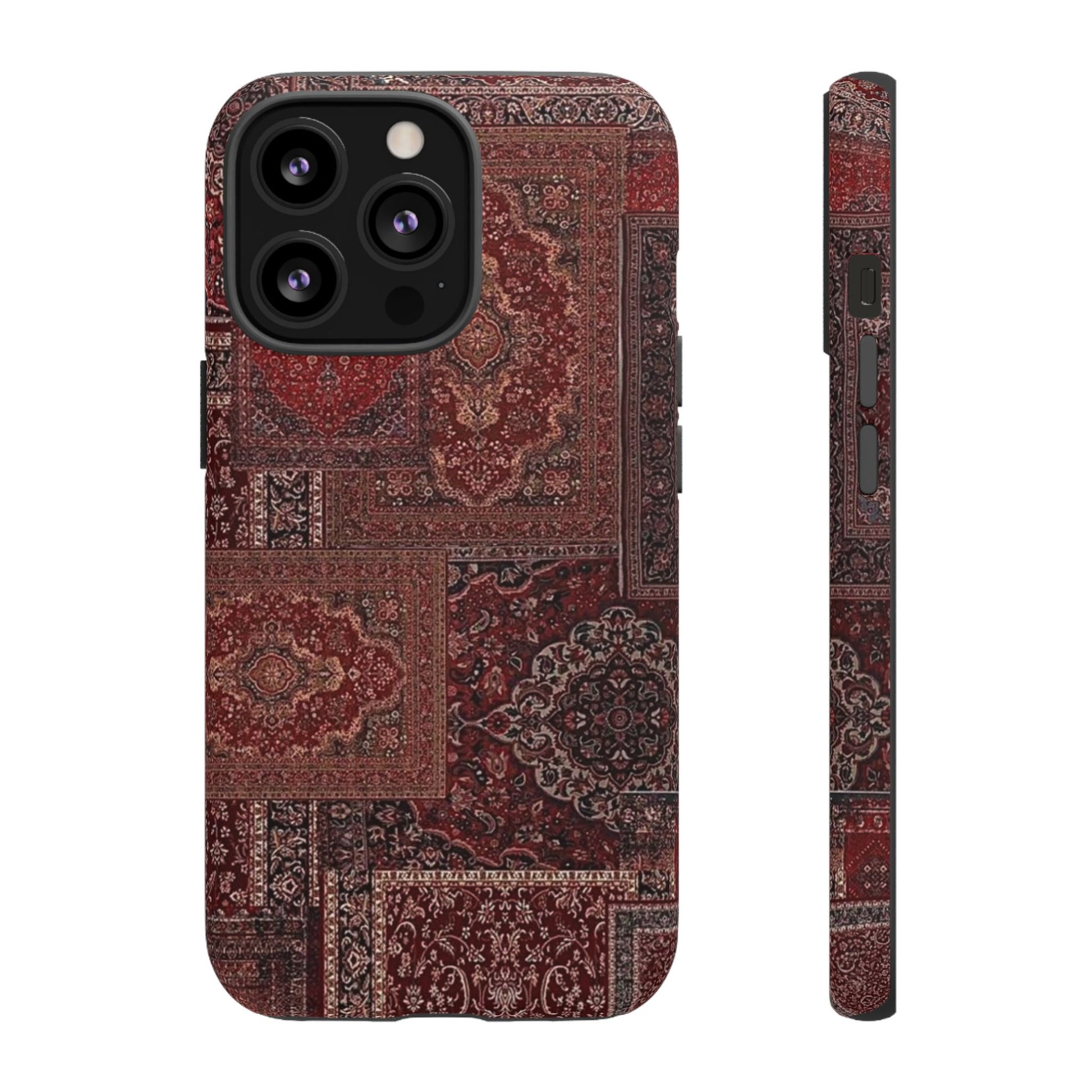 Red Persian Rug Case (collage)