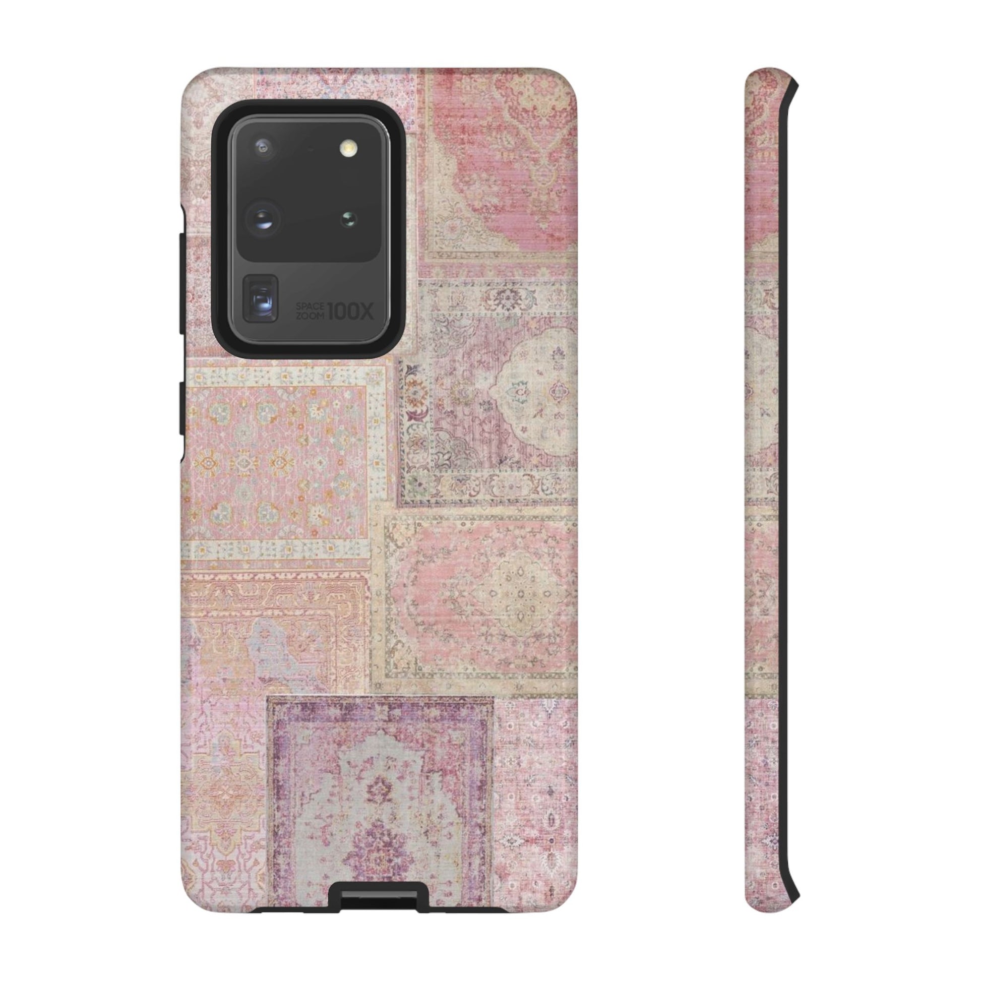 Pink Persian Rug Case (collage)