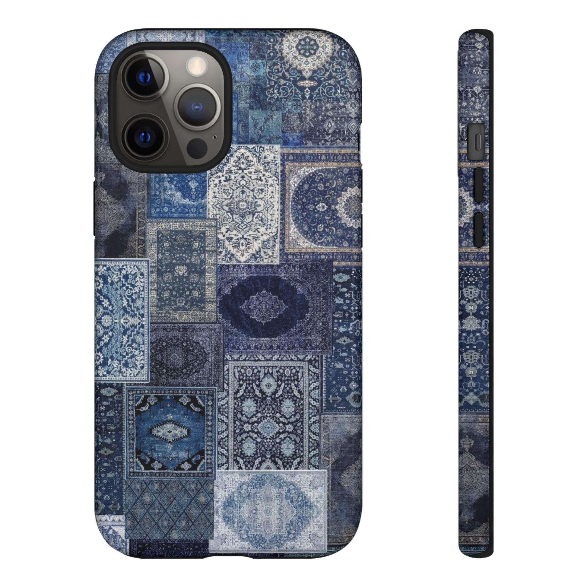 Blue Persian Rug Case (collage)