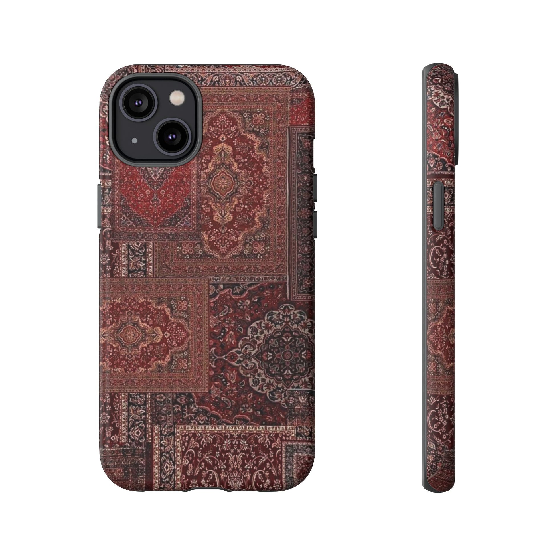 Red Persian Rug Case (collage)