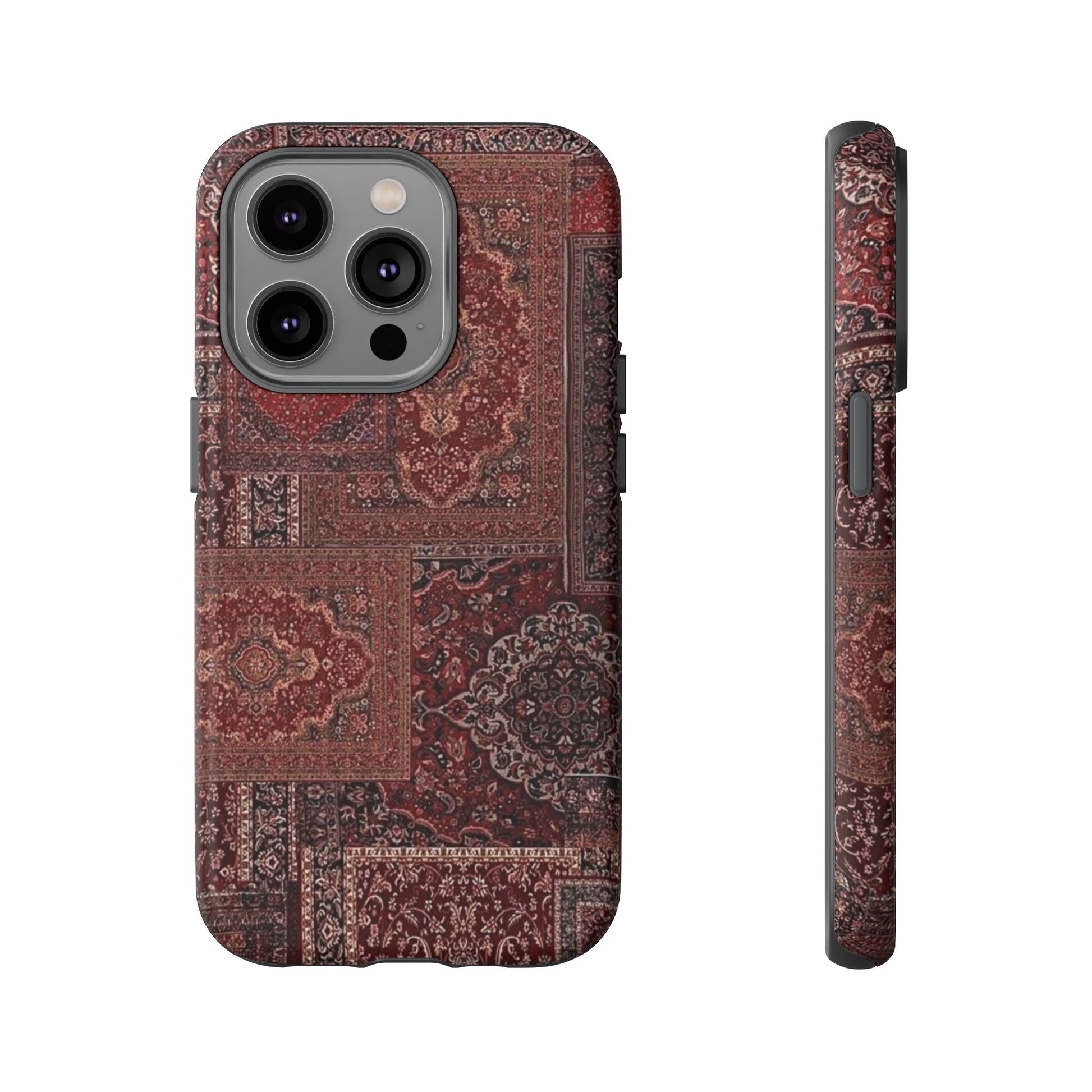 Red Persian Rug Case (collage)