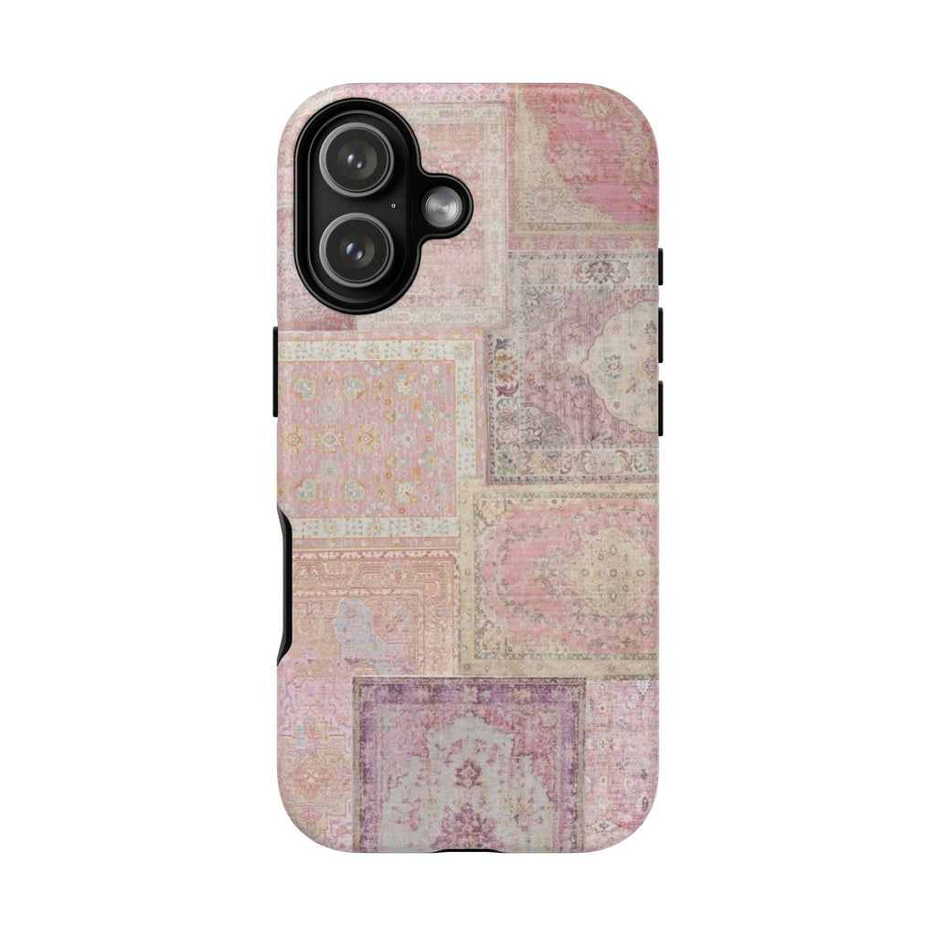 Pink Persian Rug Case (collage)