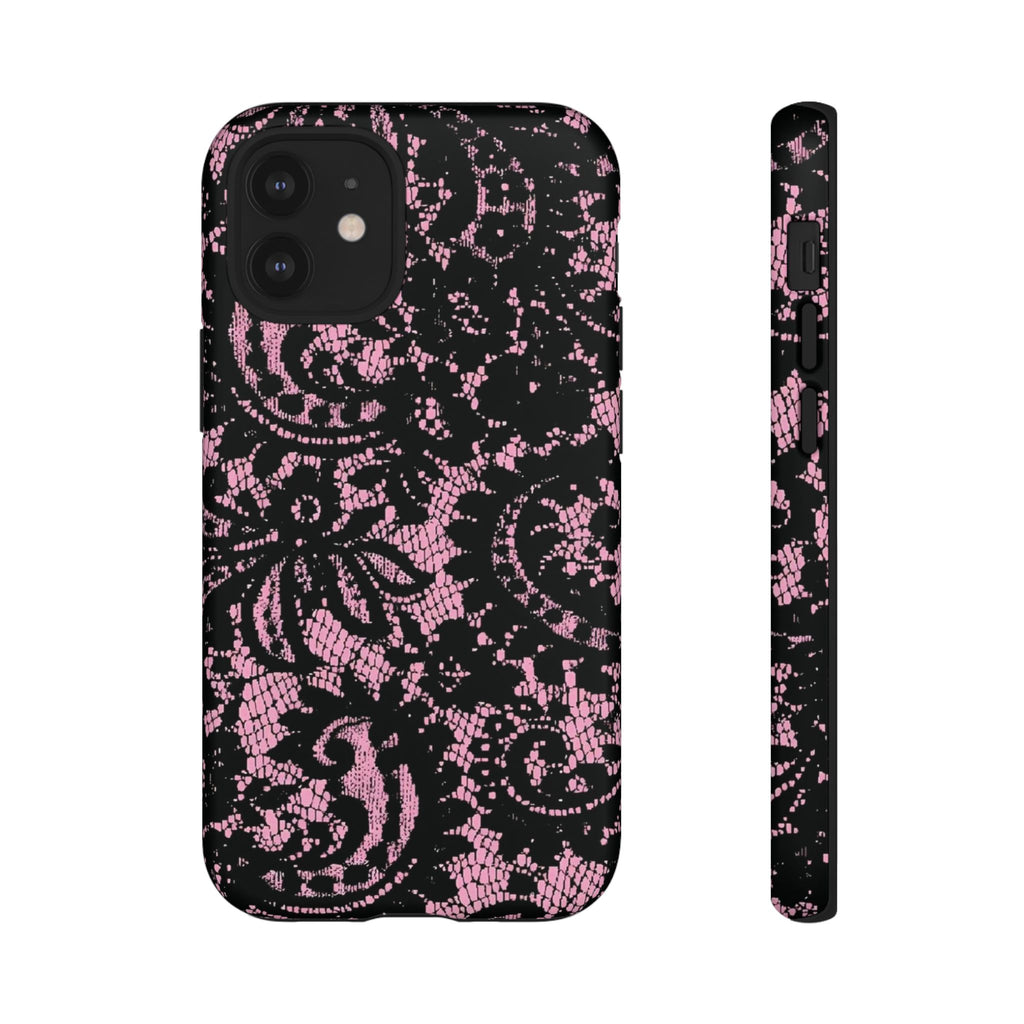 Pink lace case