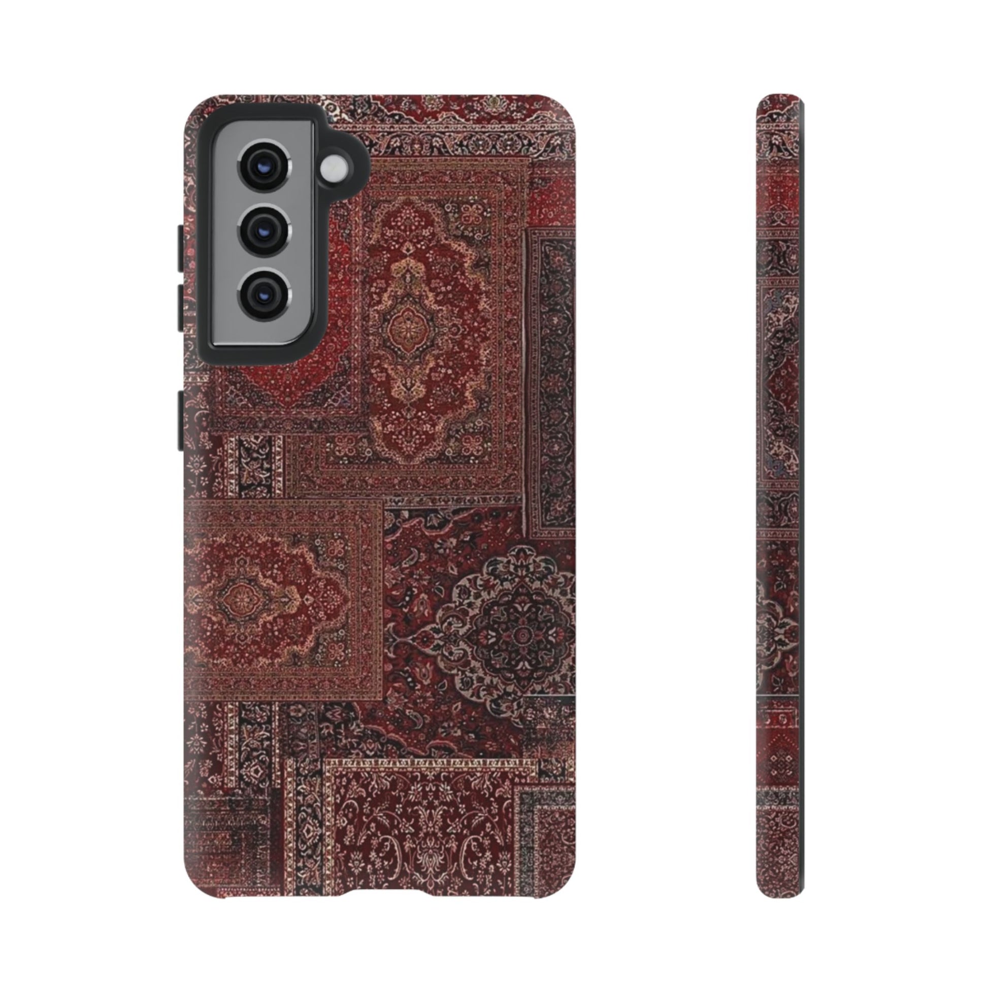 Red Persian Rug Case (collage)