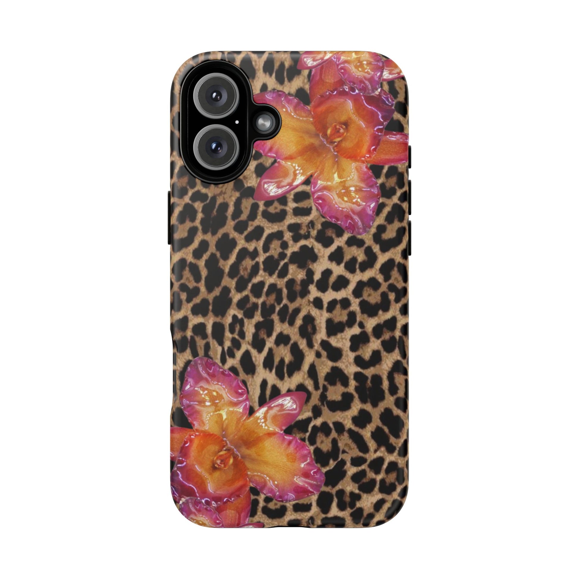 Leopard flower case