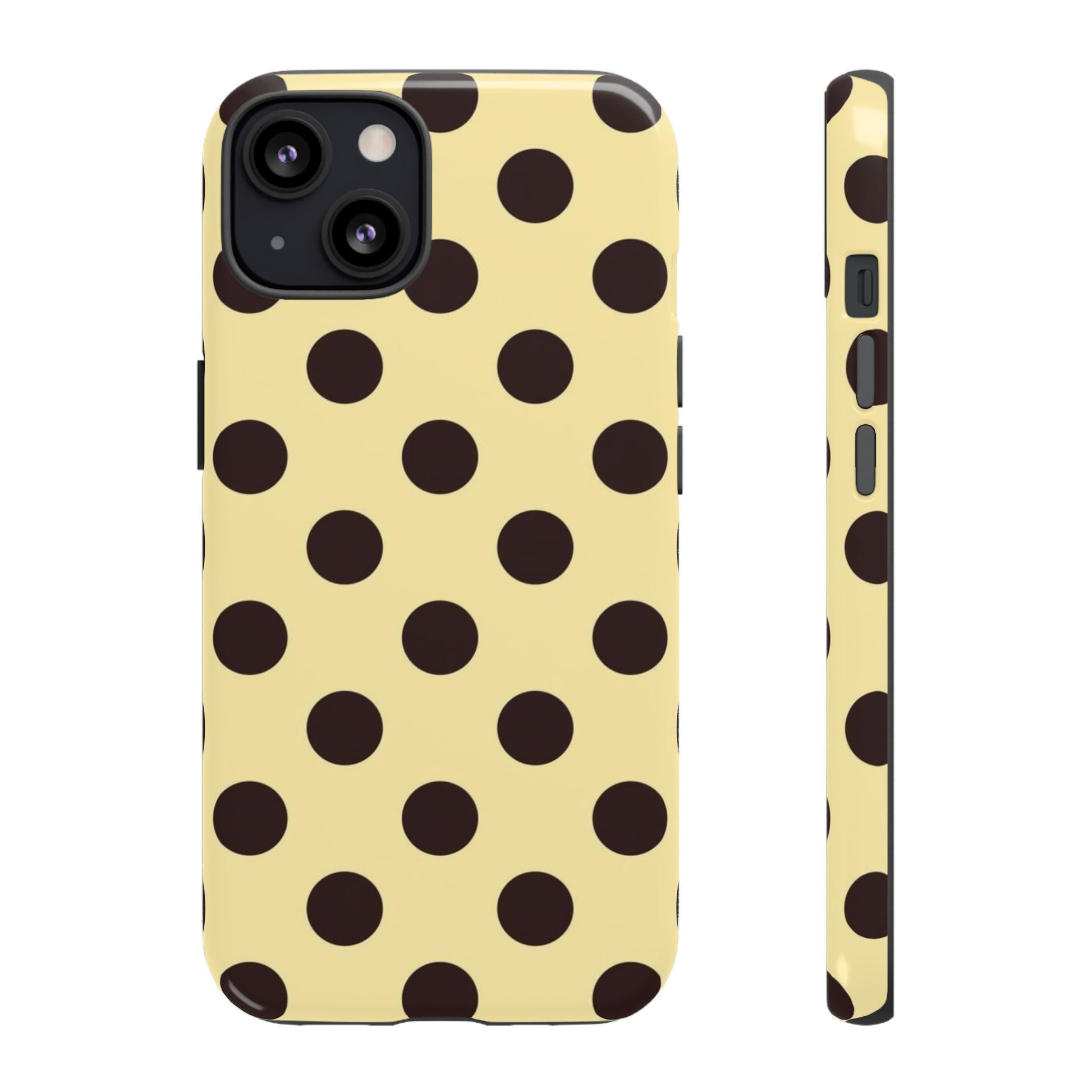 Yellow polka dot  case