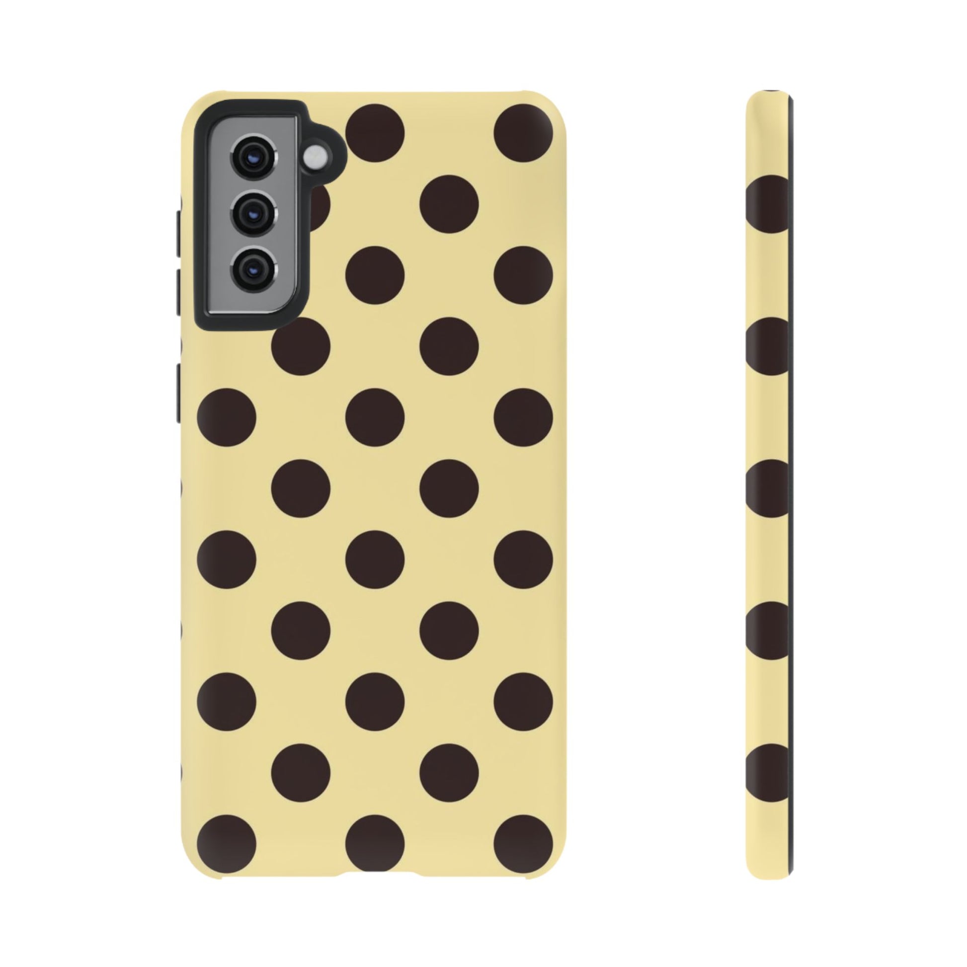 Yellow polka dot  case