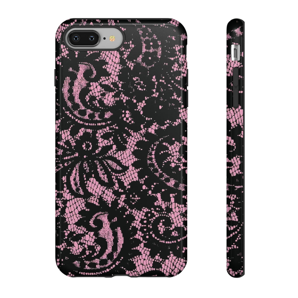 Pink lace case