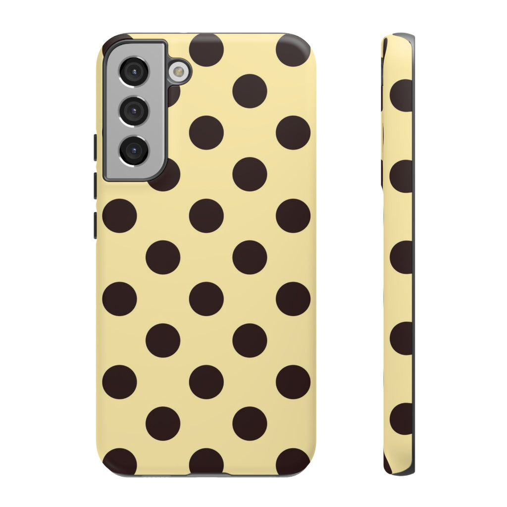 Yellow polka dot  case