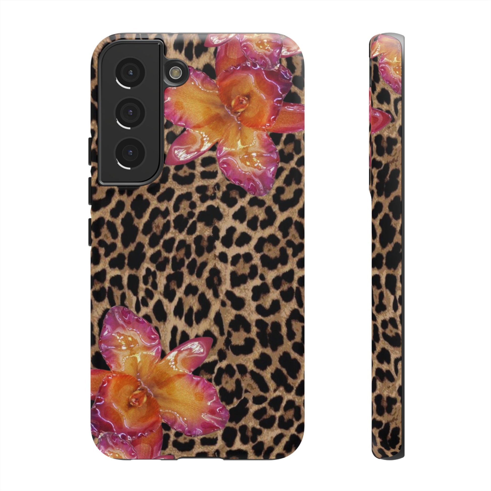 Leopard flower case