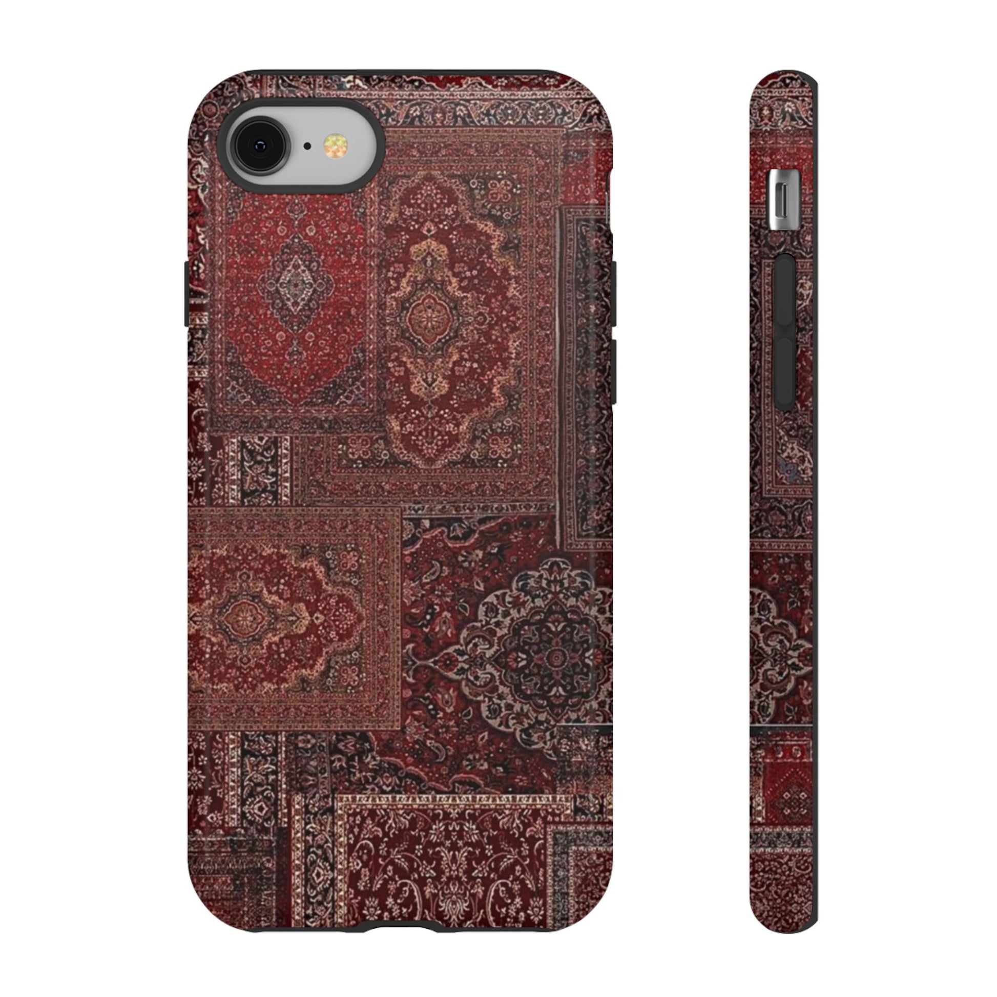 Red Persian Rug Case (collage)