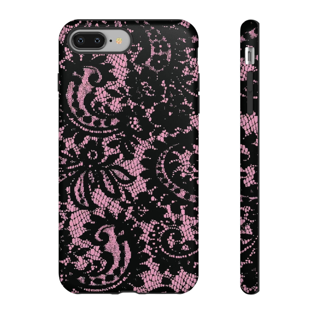 Pink lace case