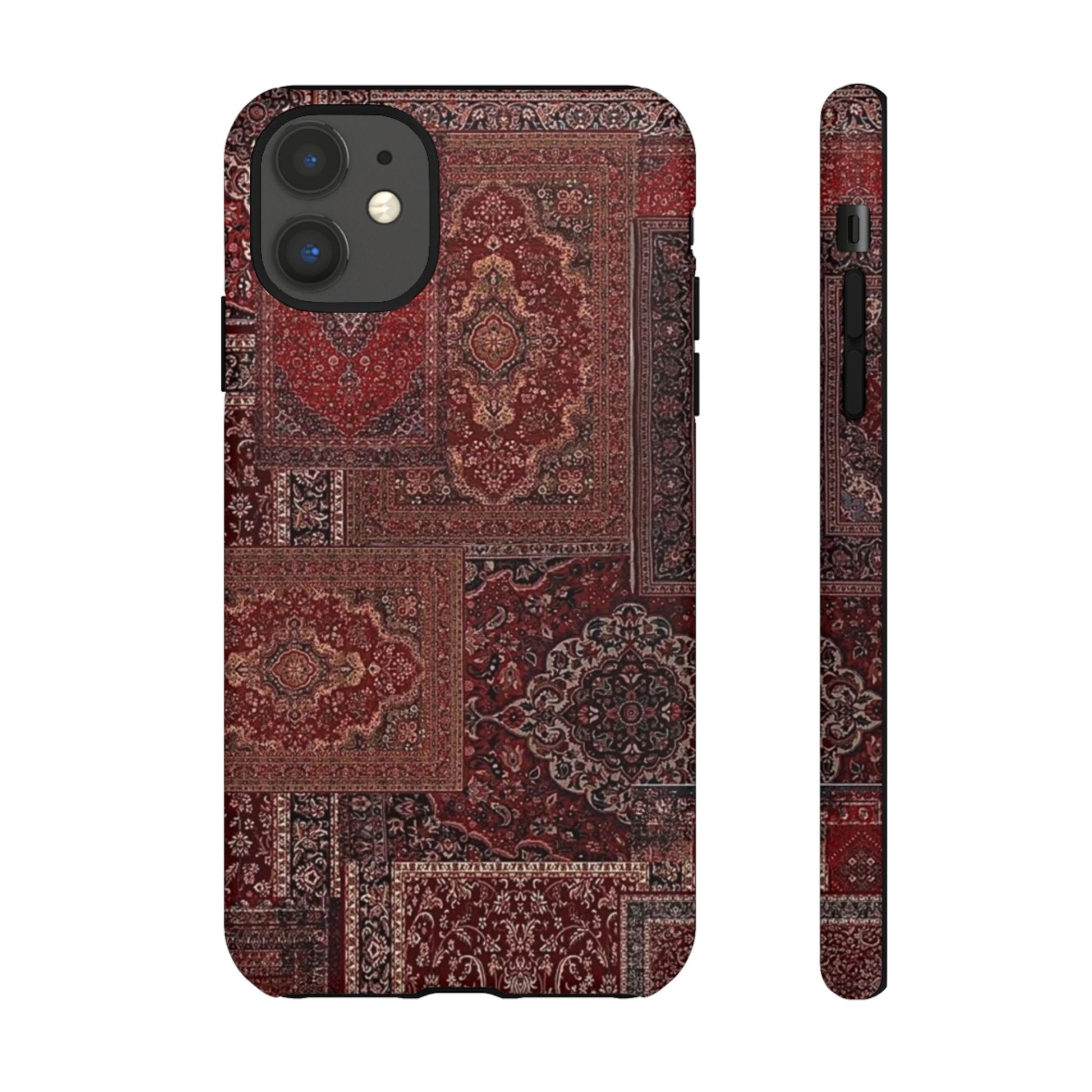 Red Persian Rug Case (collage)
