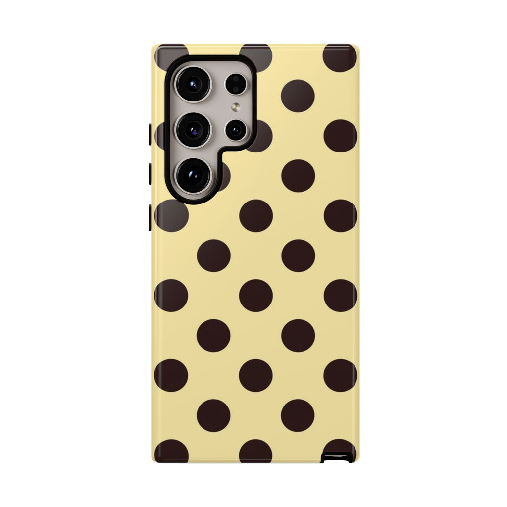 Yellow polka dot  case