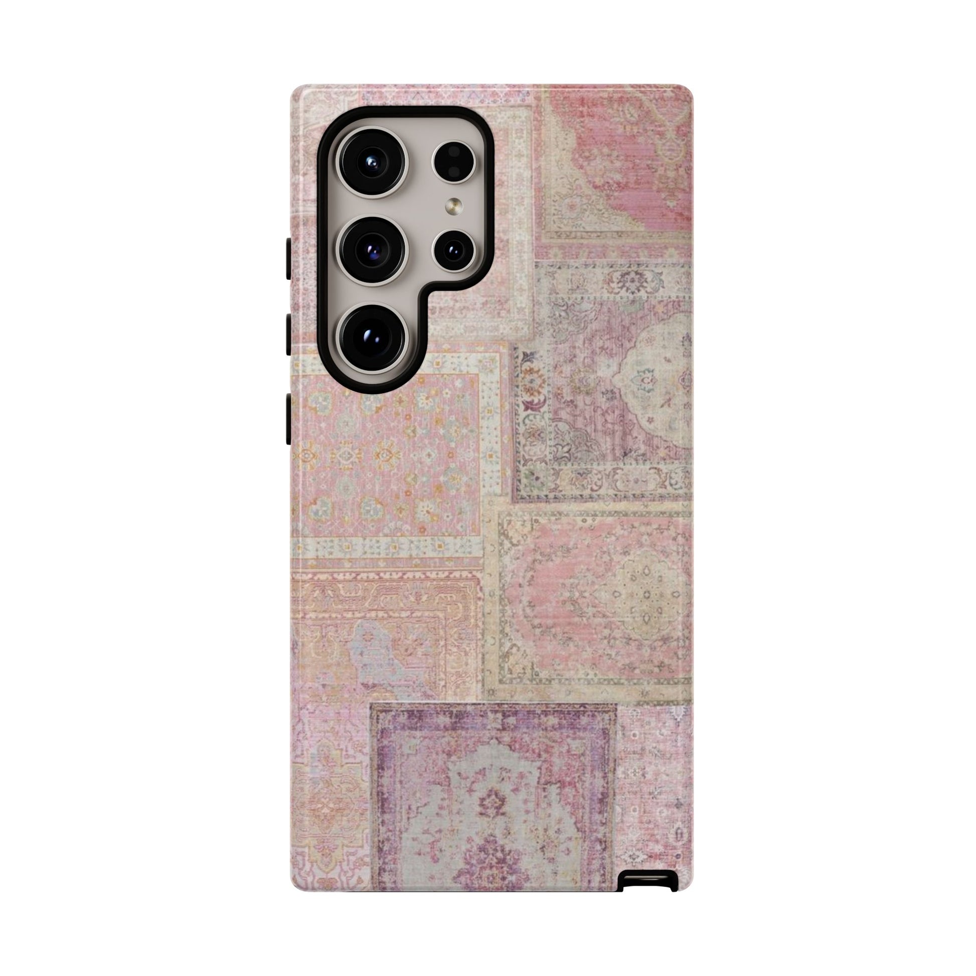 Pink Persian Rug Case (collage)