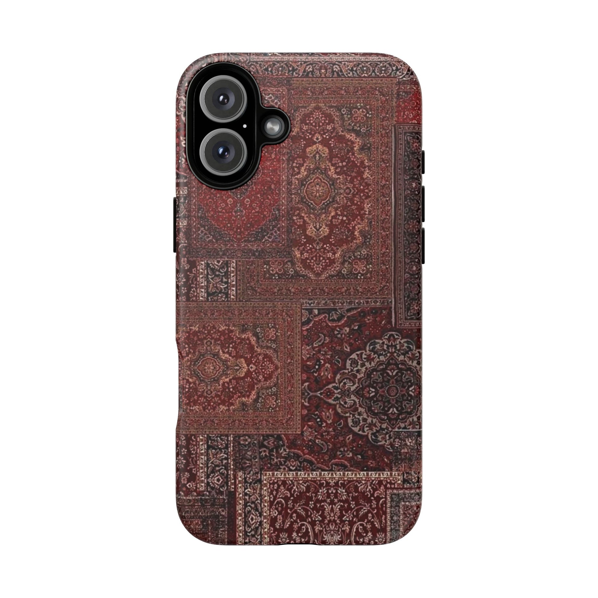 Red Persian Rug Case (collage)