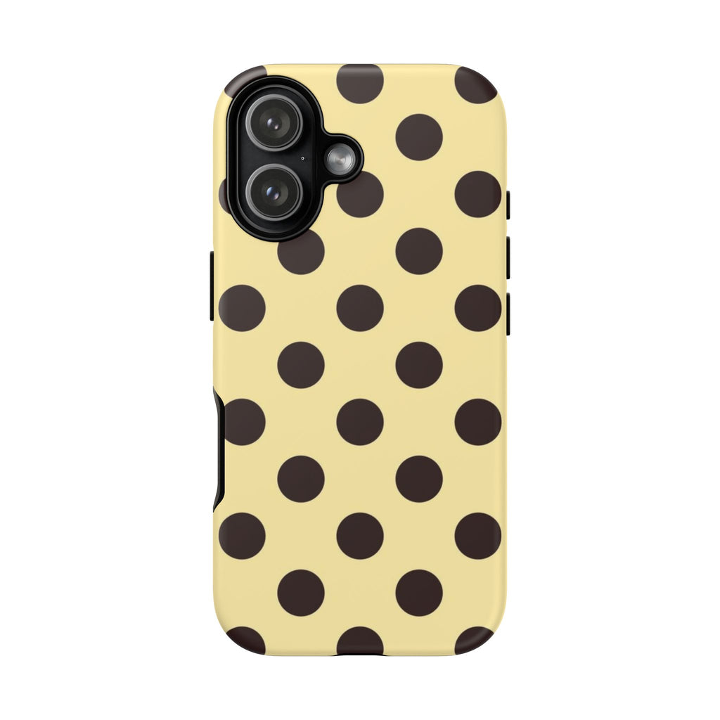 Yellow polka dot  case