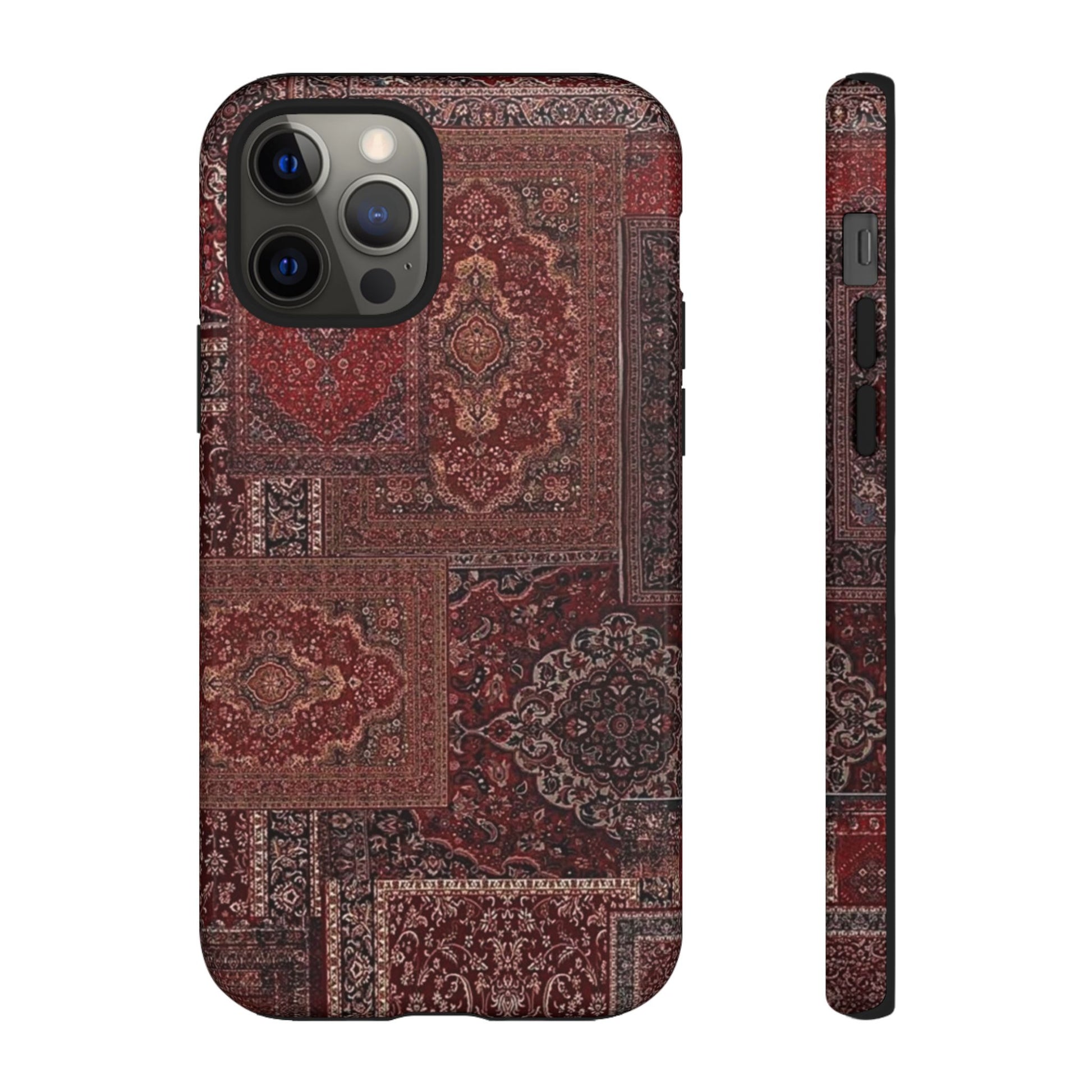 Red Persian Rug Case (collage)